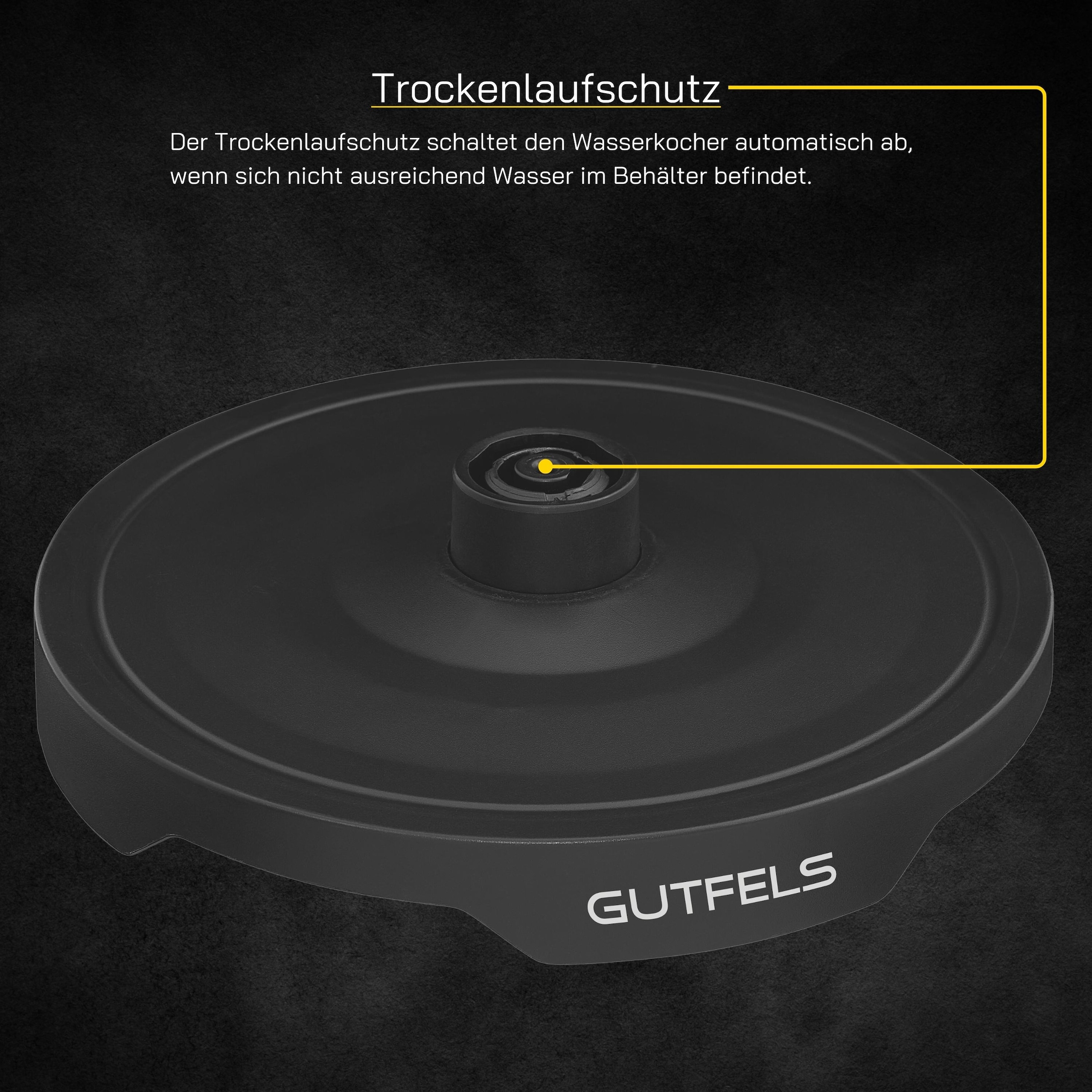 Gutfels Wasserkocher »WATER 3010 G«, 1,7 l, 2200 W, 1,7 L, 2200 Watt, Graffitti-Style