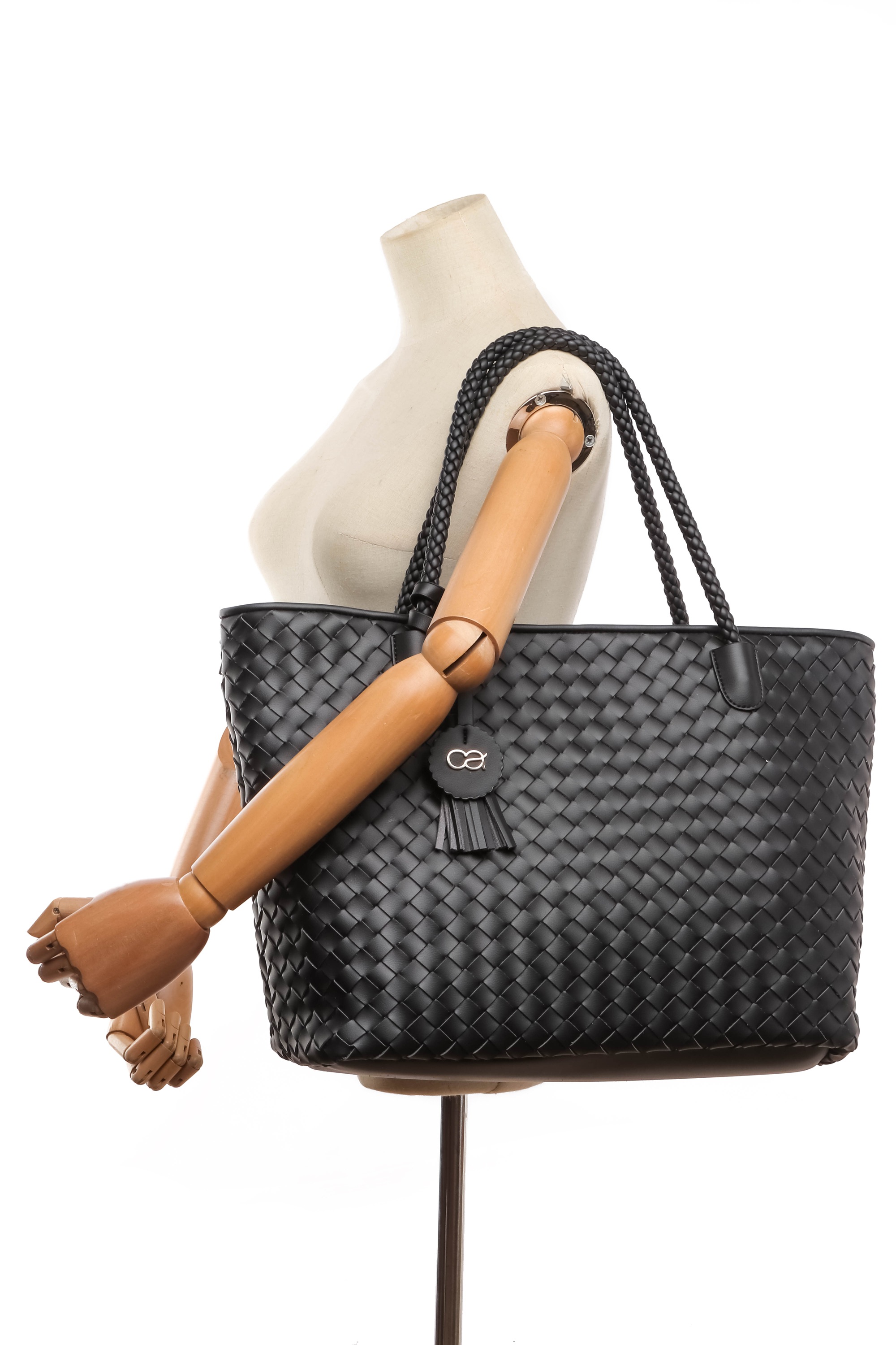 COLLEZIONE ALESSANDRO Schultertasche »Paris«, Flechttasche im XL-Format
