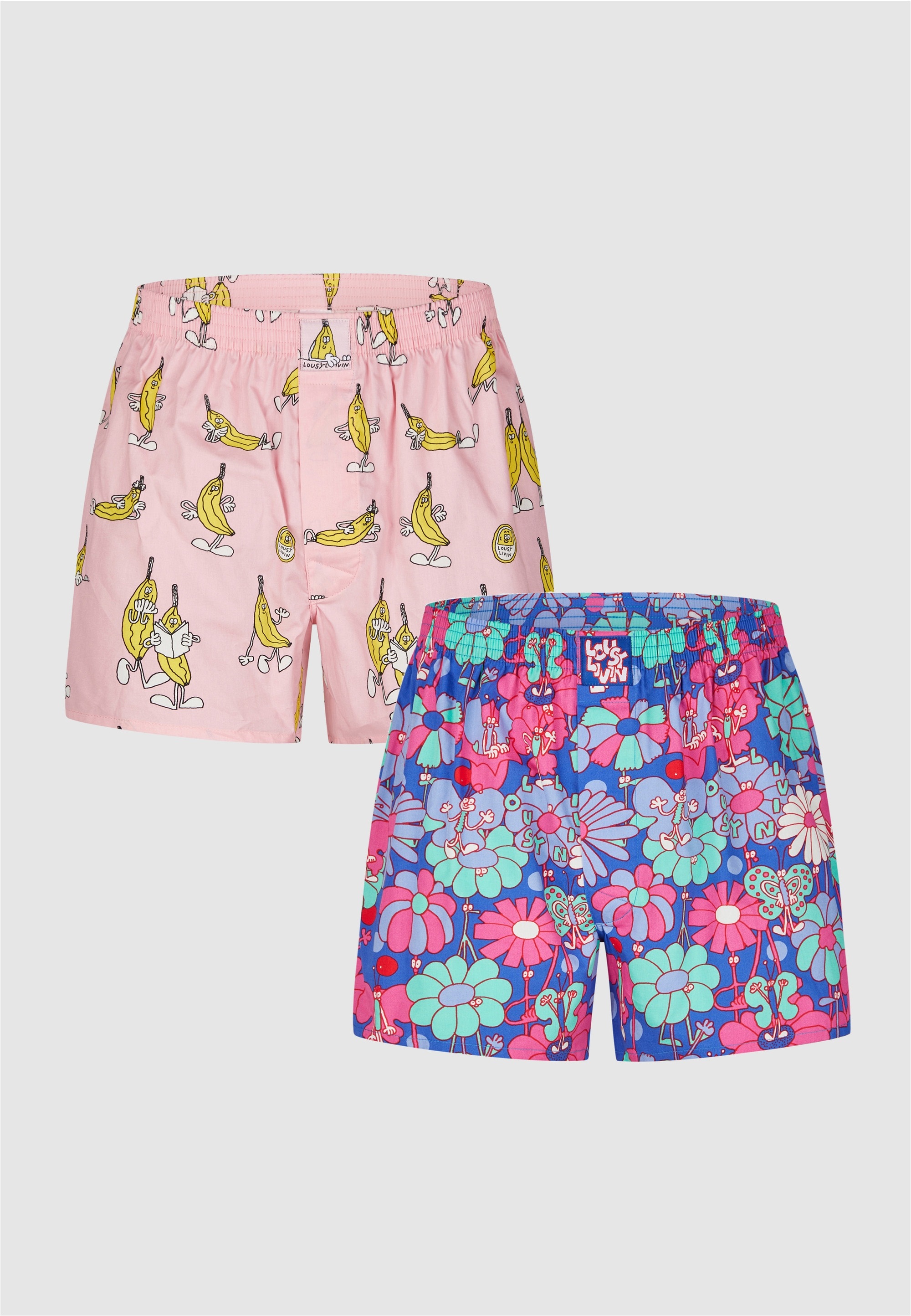 Lousy Livin Boxershorts "2Pack Boxershorts Butterfly &", 2er-Pack mit locke günstig online kaufen