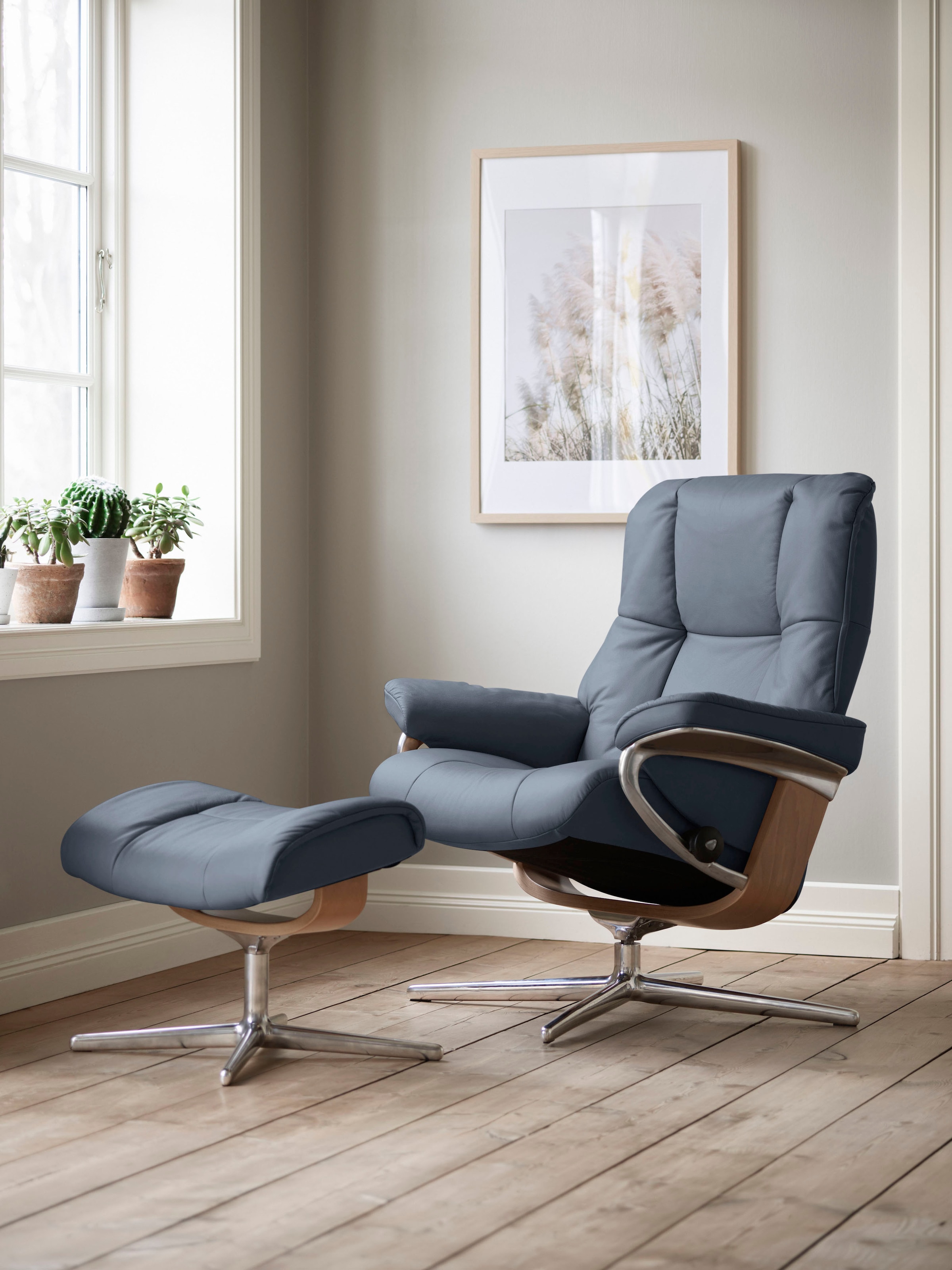 Stressless "Mayfair" mit Cross Base, Größe S, M & L, Holzakzent Eiche günstig online kaufen
