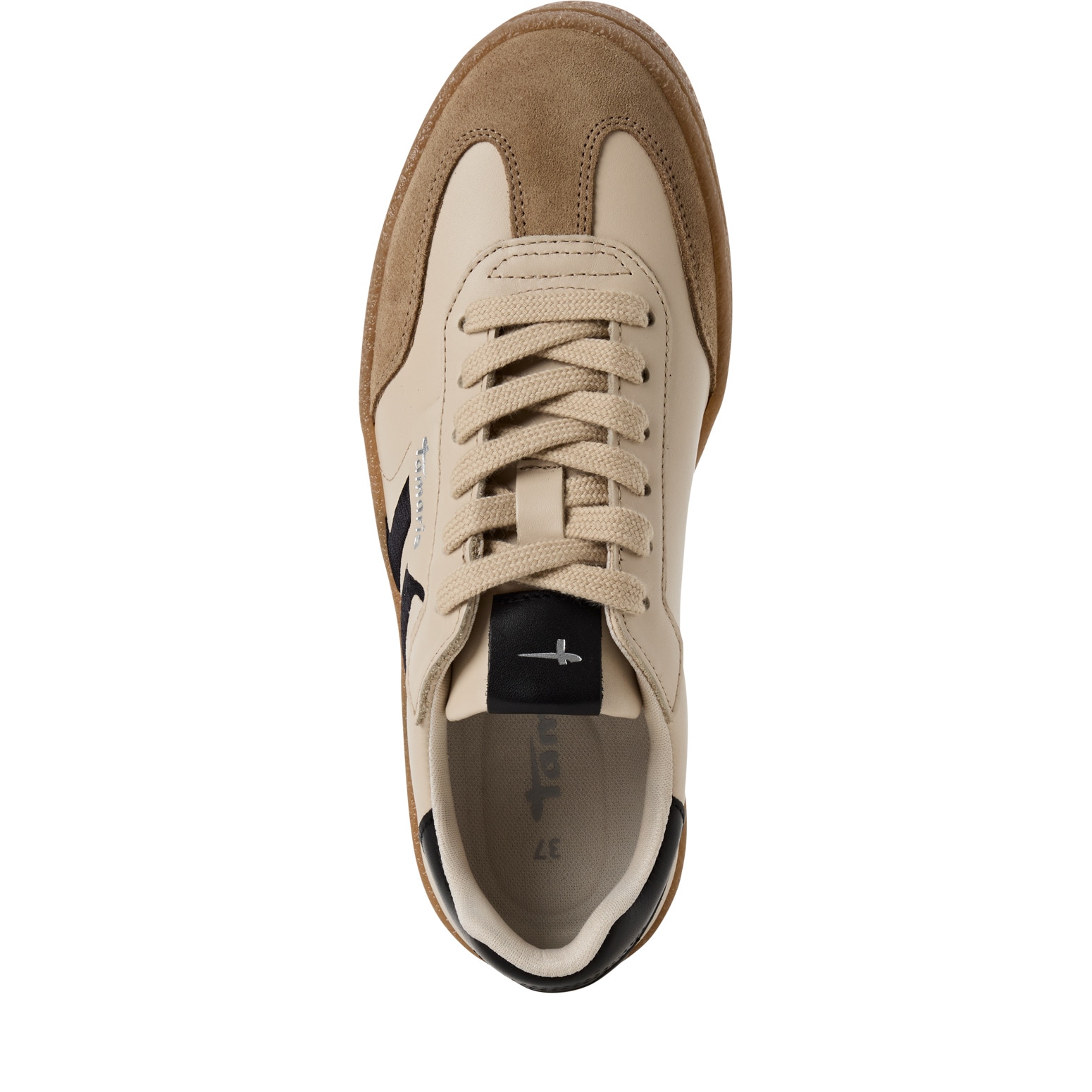 Tamaris Plateausneaker, Freizeitschuh, Halbschuh, Schnürschuh mit gepolstertem Schaftrand