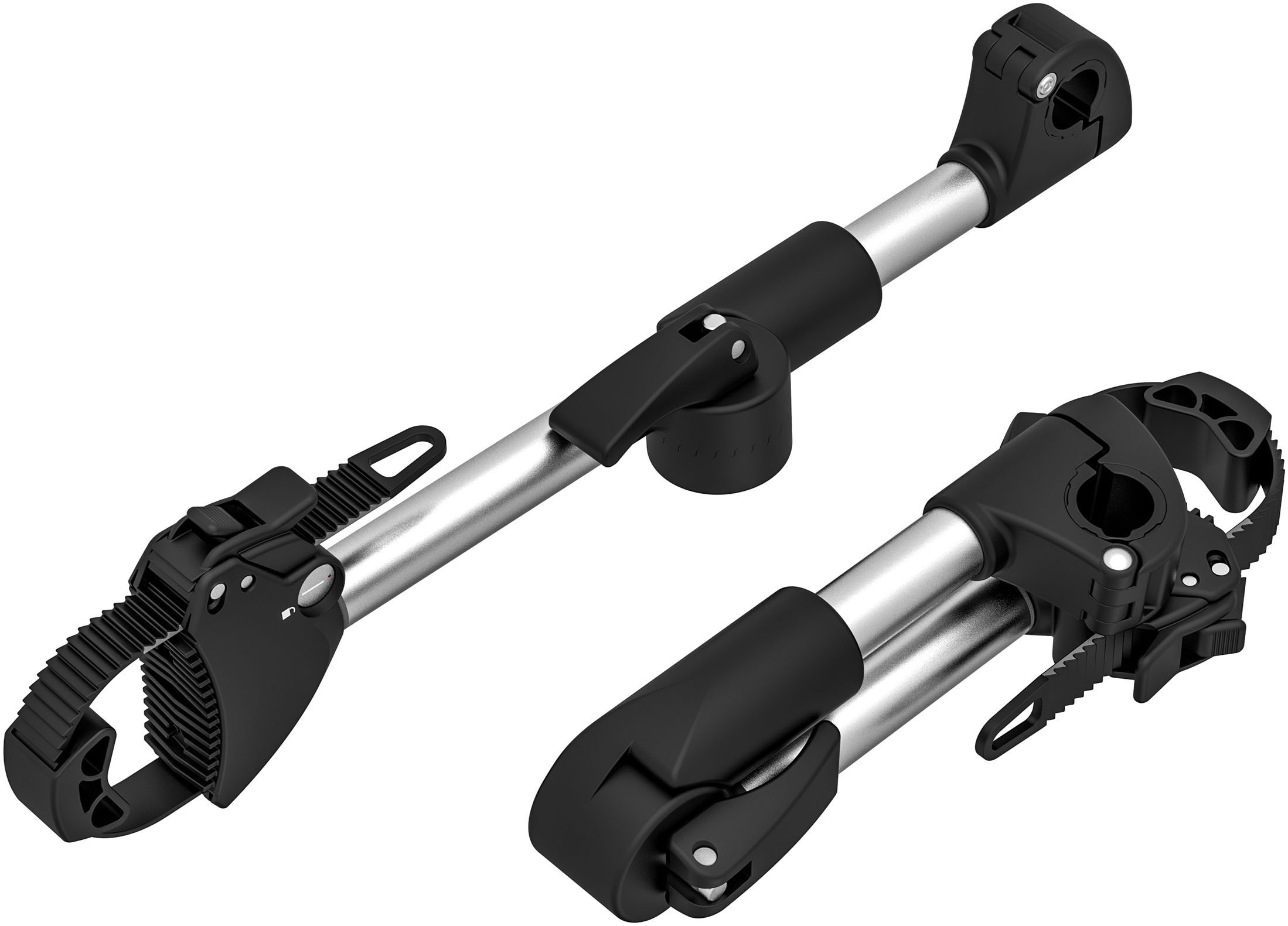 EUFAB Fahrradträger-Rahmenhalter "Verstellbarer Strap-Rahmenhalter 40cm", B:12cm H:6cm L:48cm, schwarz, Befestigungen