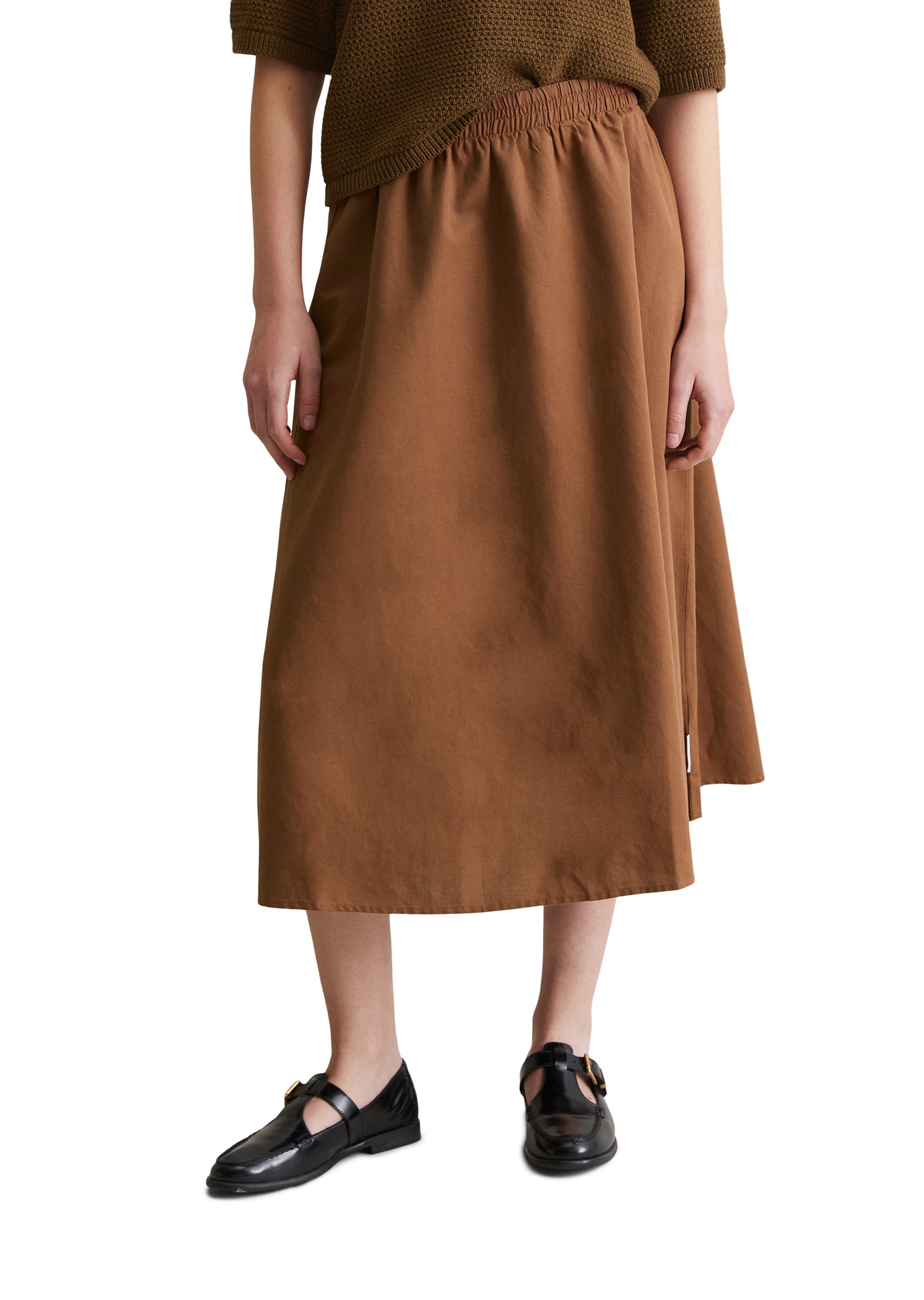 Marc OPolo DENIM Webrock "aus Baumwolle-Leinen-Mix" günstig online kaufen