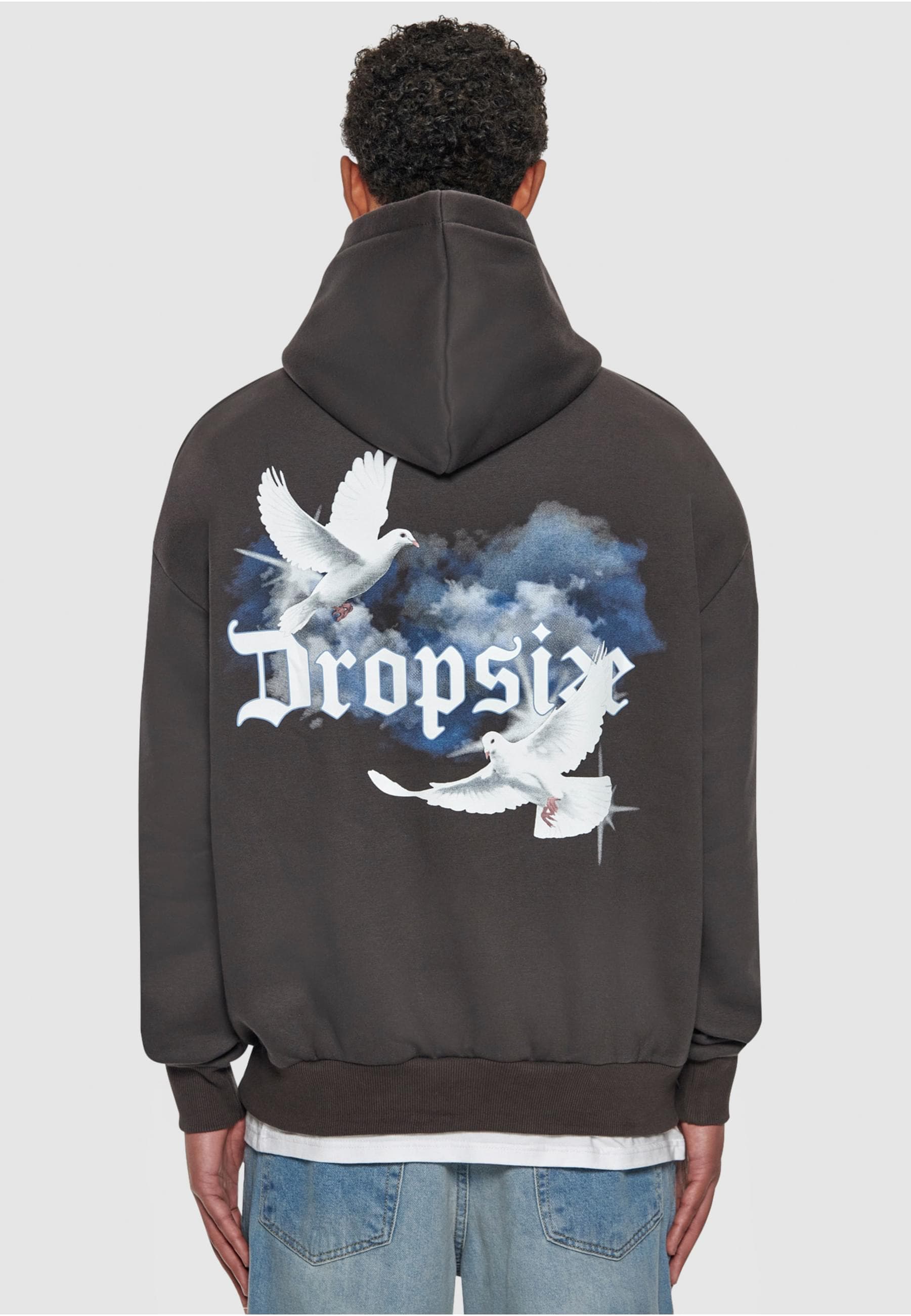 Dropsize Kapuzensweatshirt »Dropsize Herren Dropsize Heavy Cloud Dove Hoodie«, 1 Stk.
