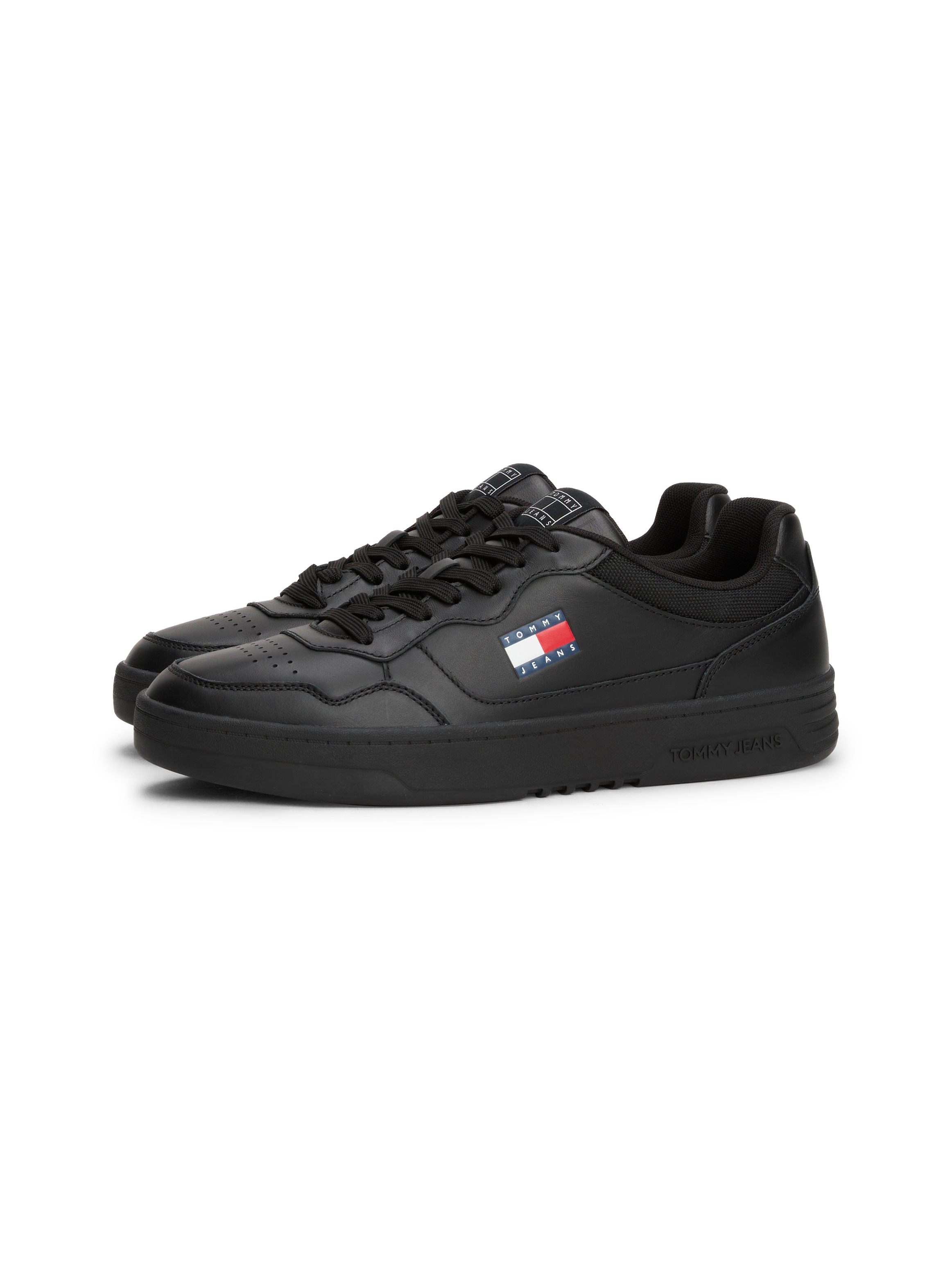 Tommy Jeans Sneaker »(NEW) TJM CUPSOLE LEATHER ESS«, Freizeitschuh, Halbschuh, Schnürschuh im Basket-Look