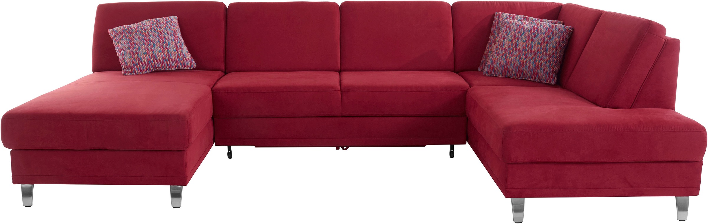 sit&more Wohnlandschaft »Clio U-Form«, wahlweise mit Bettfunktion und Bettkasten, inklusive Federkern