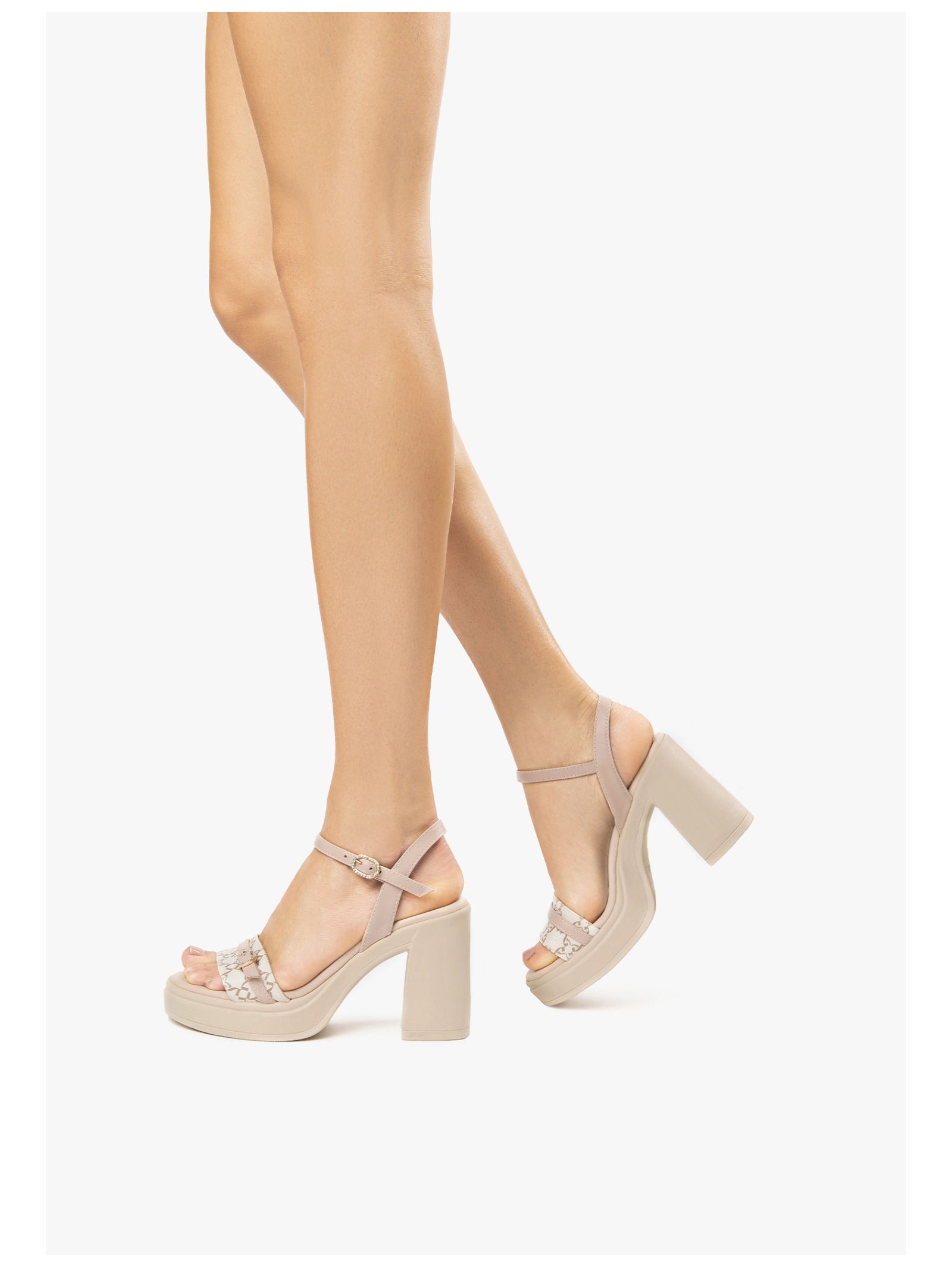 Nero Giardini High-Heel-Sandalette »Nero Giardini Sandalen Lederimitat/Textil«