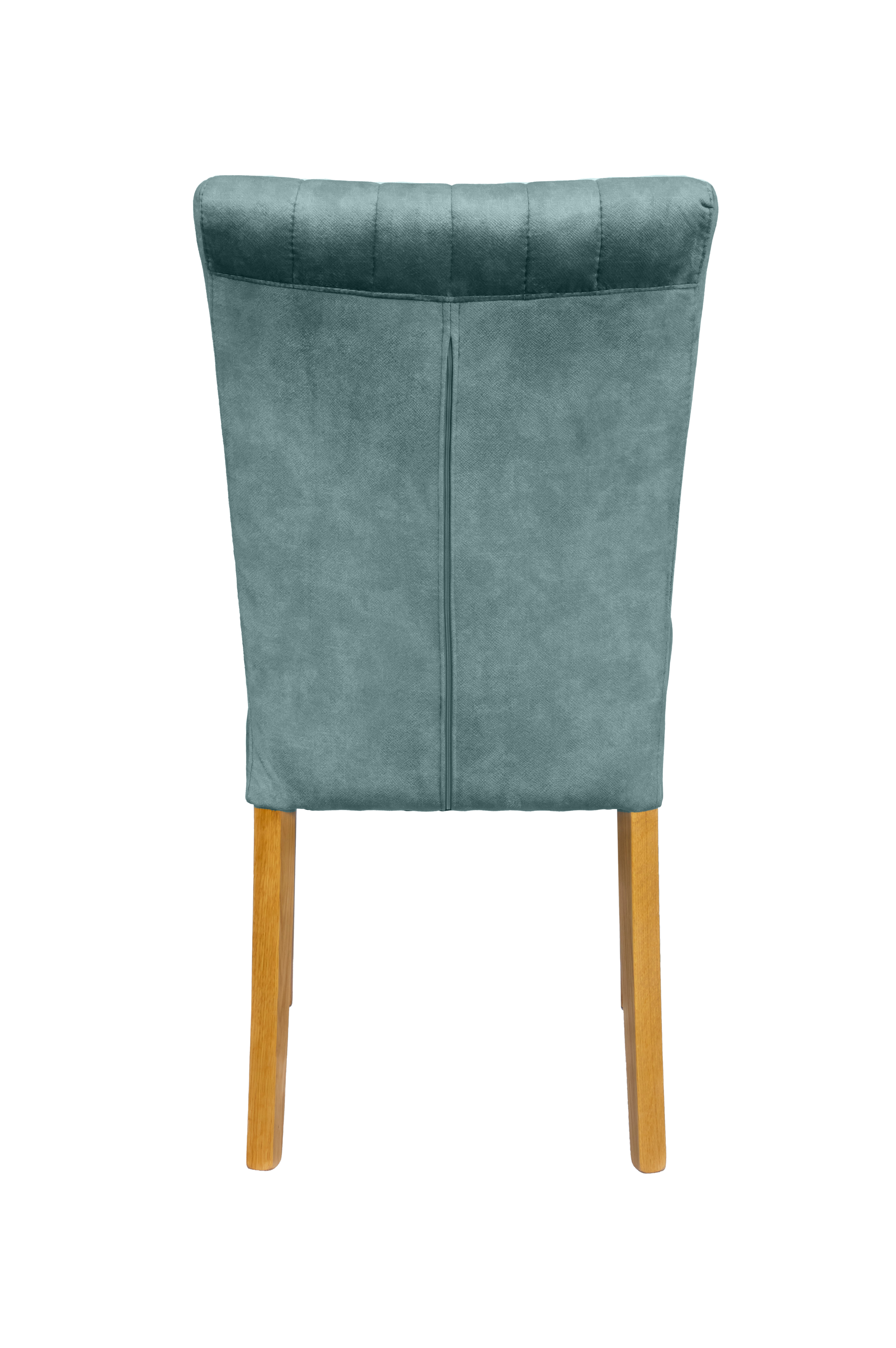 Home affaire 4-Fußstuhl, (Set), 2 St., Samtvelours, vertikale Nähte in der Rückenlehne
