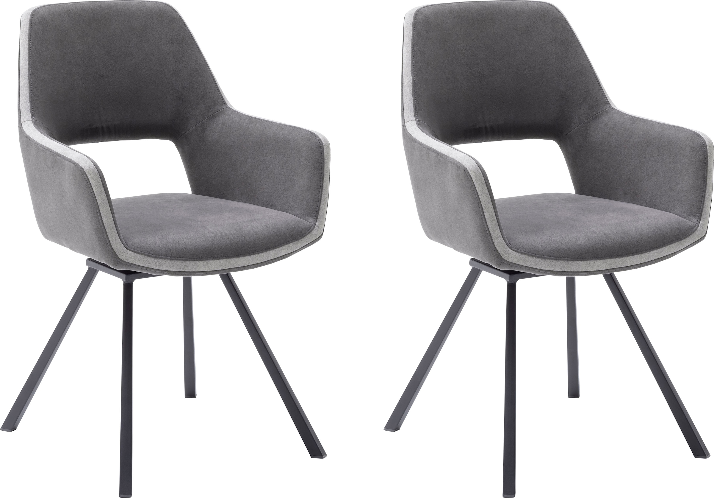 MCA furniture Esszimmerstuhl »Bayonne«, 180°drehbar bis Stuhl 2-er mit BAUR 2 Set, Nivellierung, kg | St., bestellen (Set), belastbar 120