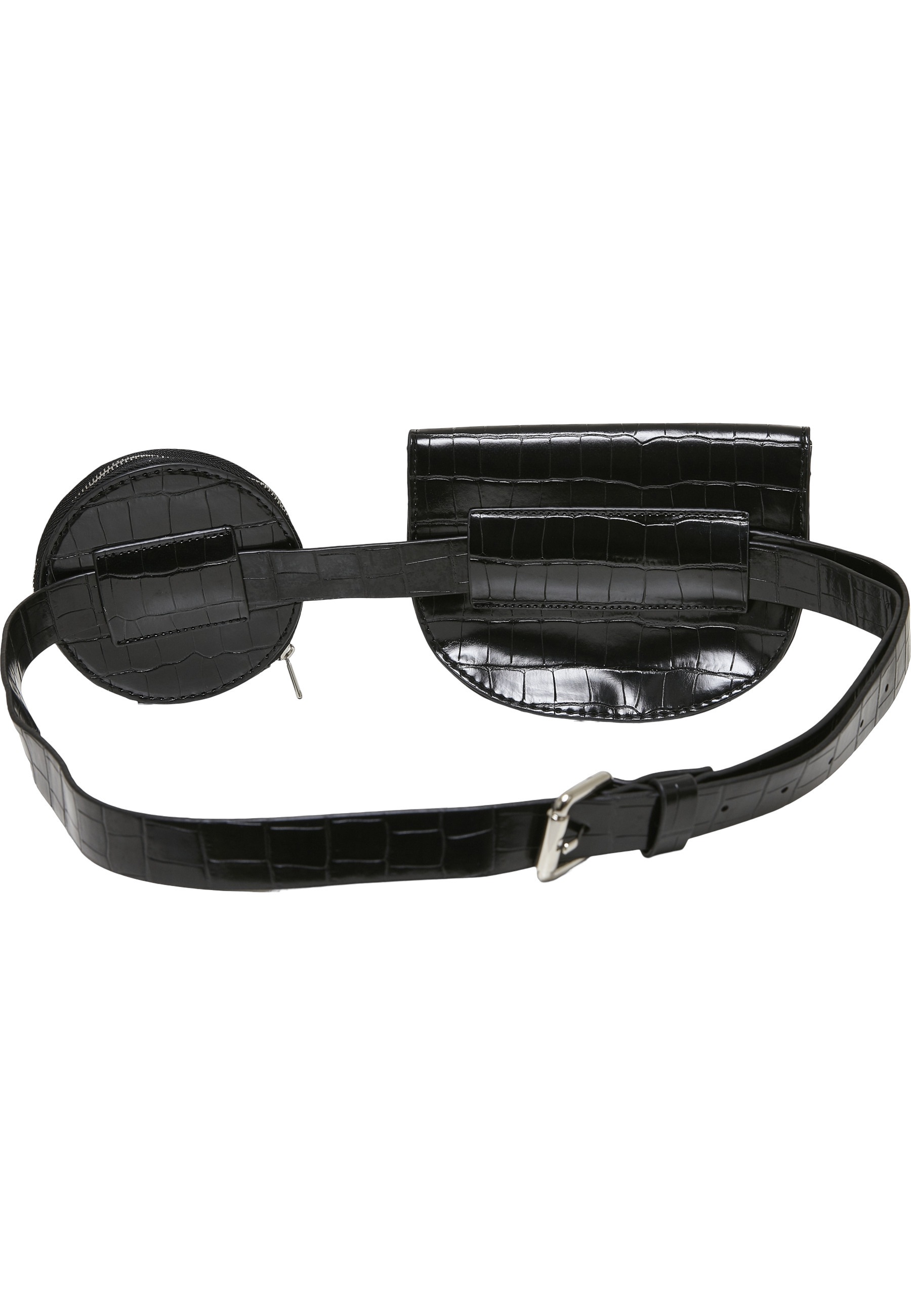 URBAN CLASSICS Mini Bag »Urban Classics Unisex Croco Synthetic Leather Double Beltbag«