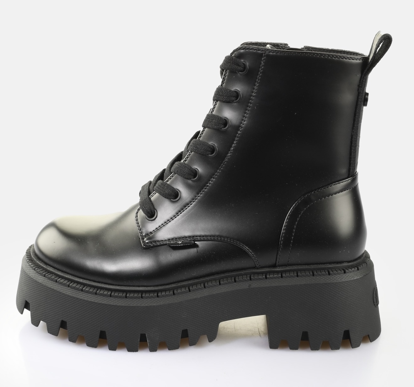 Buffalo Schnürboots »ASPEN LACE UP«, Plateauboots, Schnürboots, Freizeitschuh mit markanter Profilsohle