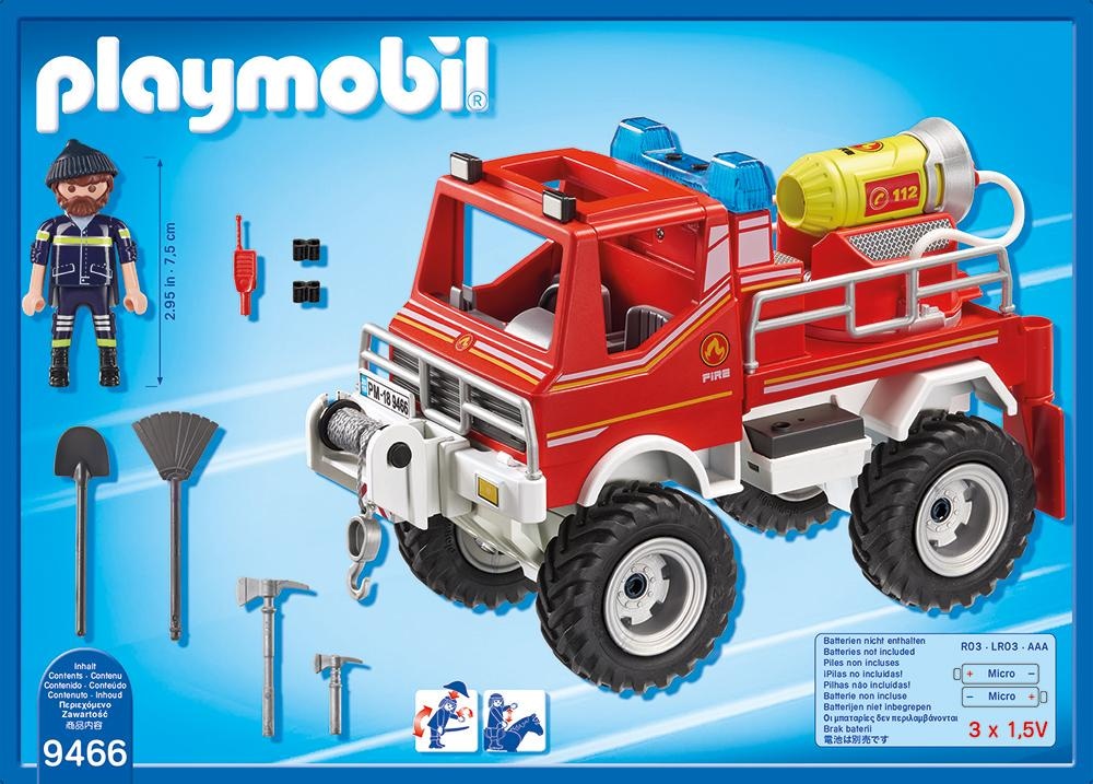 Playmobil® Konstruktions-Spielset »Feuerwehr-Truck (9466), City Action«, Made in Germany