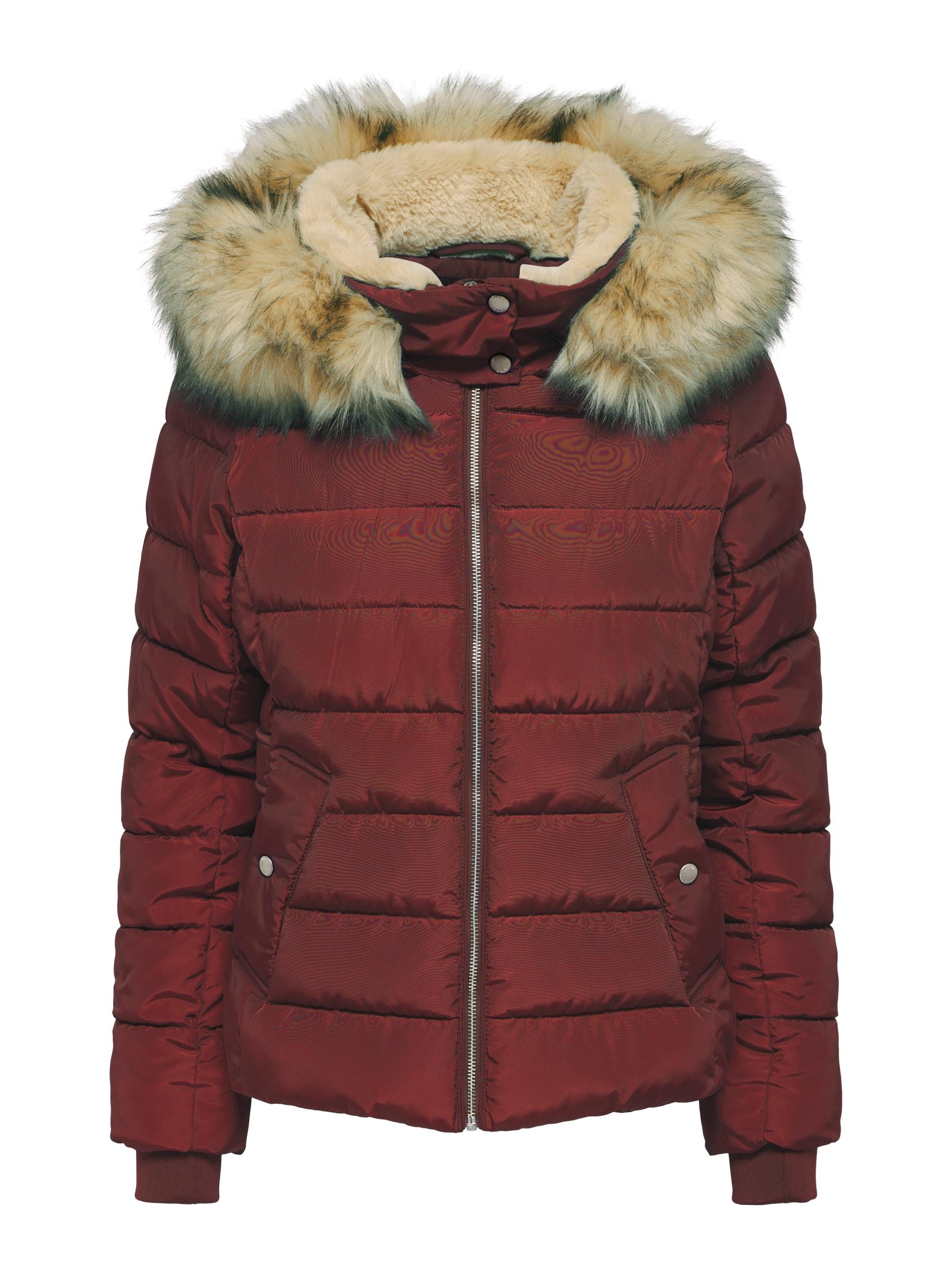 ONLY Steppjacke "ONLNEWCAMILLA FUR HOOD JACKET CC OTW", mit Kapuze günstig online kaufen