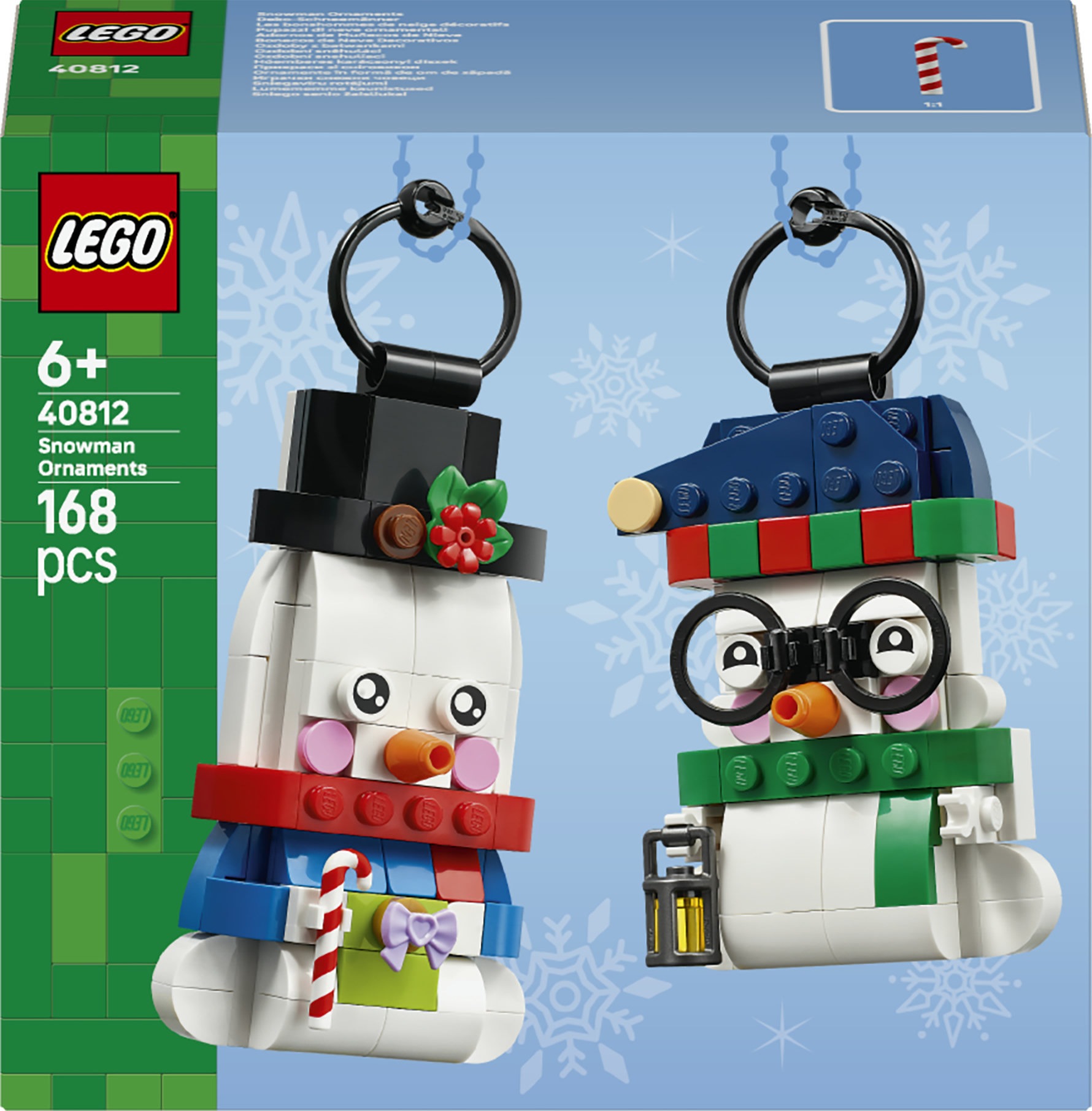 LEGO® Konstruktionsspielsteine »Deko-Schneemänner (40812), LEGO Iconic« Made in Europe