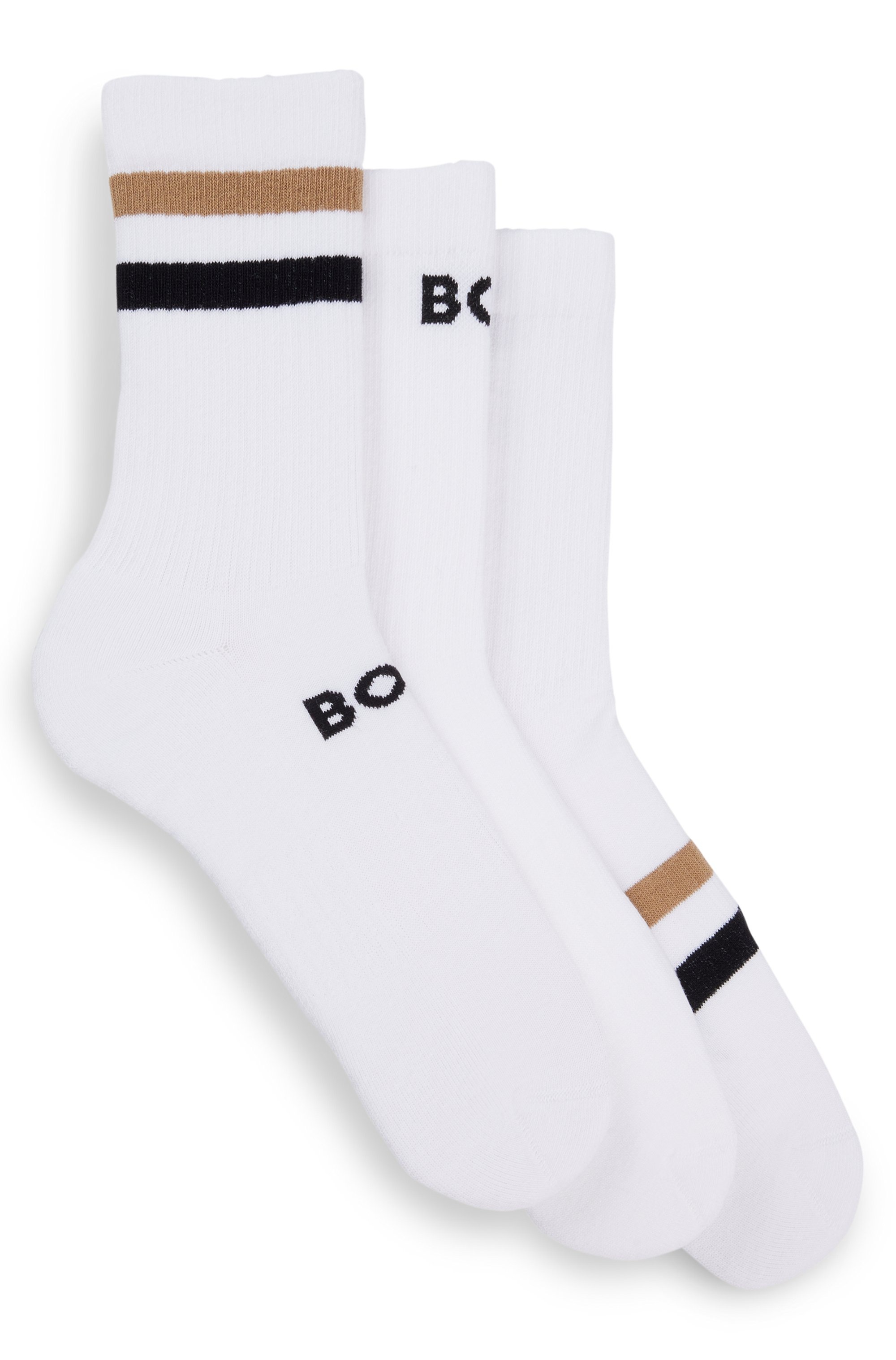 BOSS Freizeitsocken, mit Streifen und/ oder BOSS Logoschriftzug günstig online kaufen