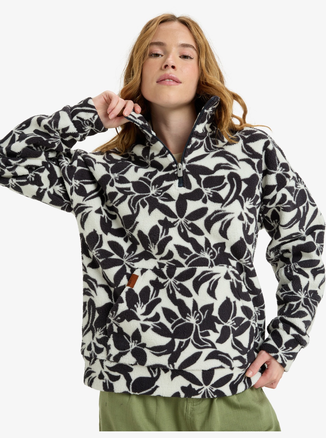 Thumbnail - Roxy Strickfleece-Pullover "LIVE OUT LOUD" 1 Stk.