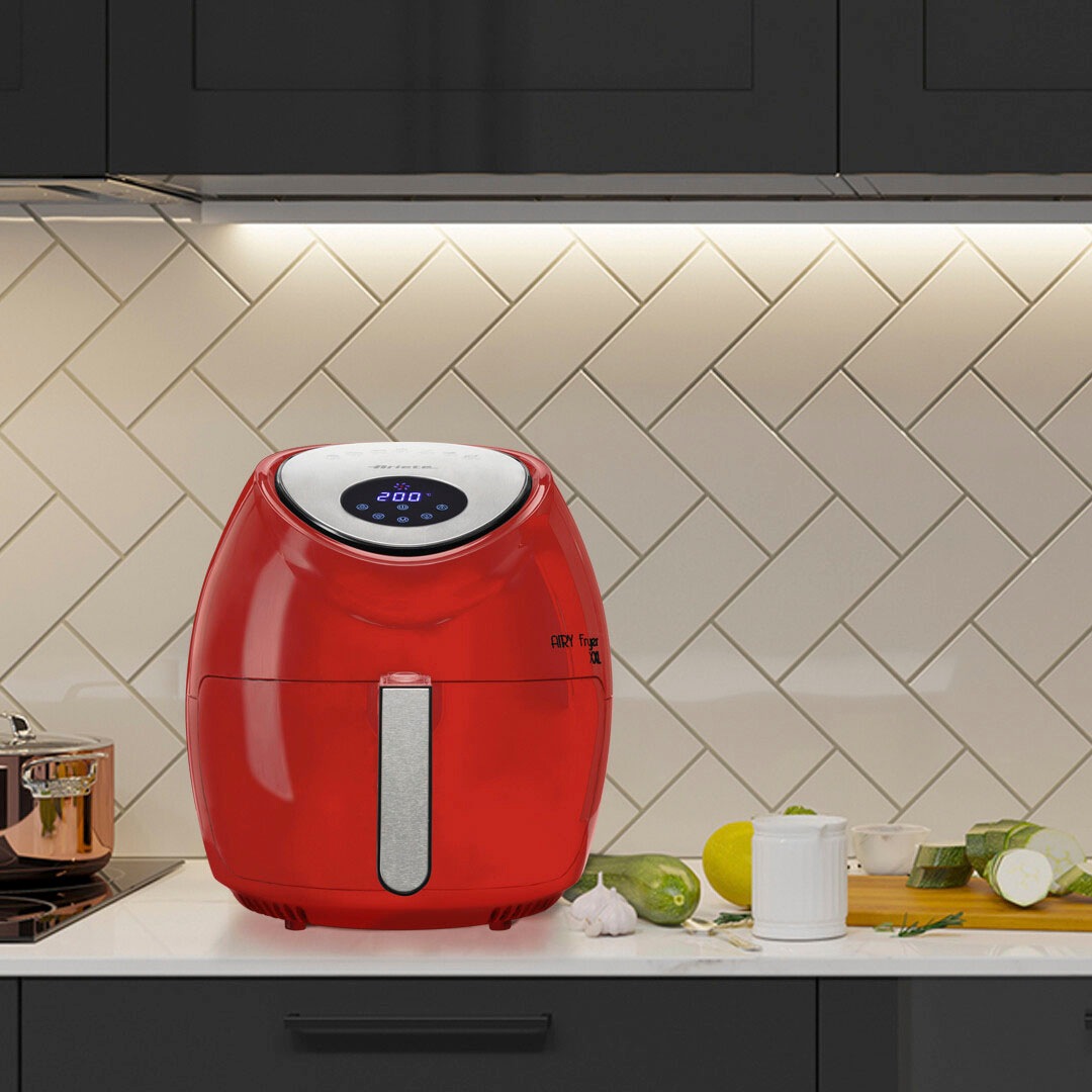 Ariete Heißluftfritteuse "4618R Airy Fryer XXL rot" 1800 W 7 voreingestellt günstig online kaufen