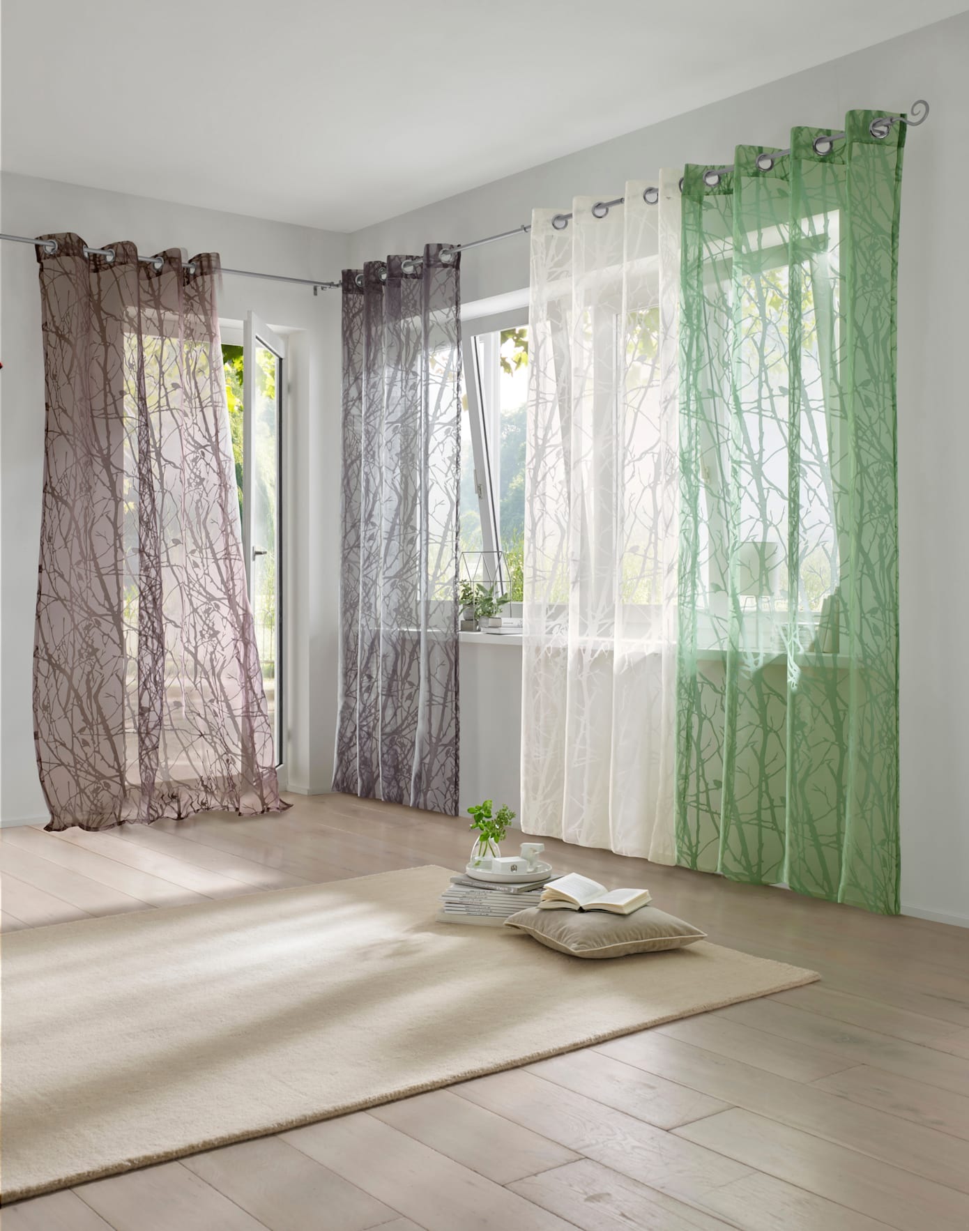 heine home Gardine Ösen 1 Stk. tlg. günstig online kaufen