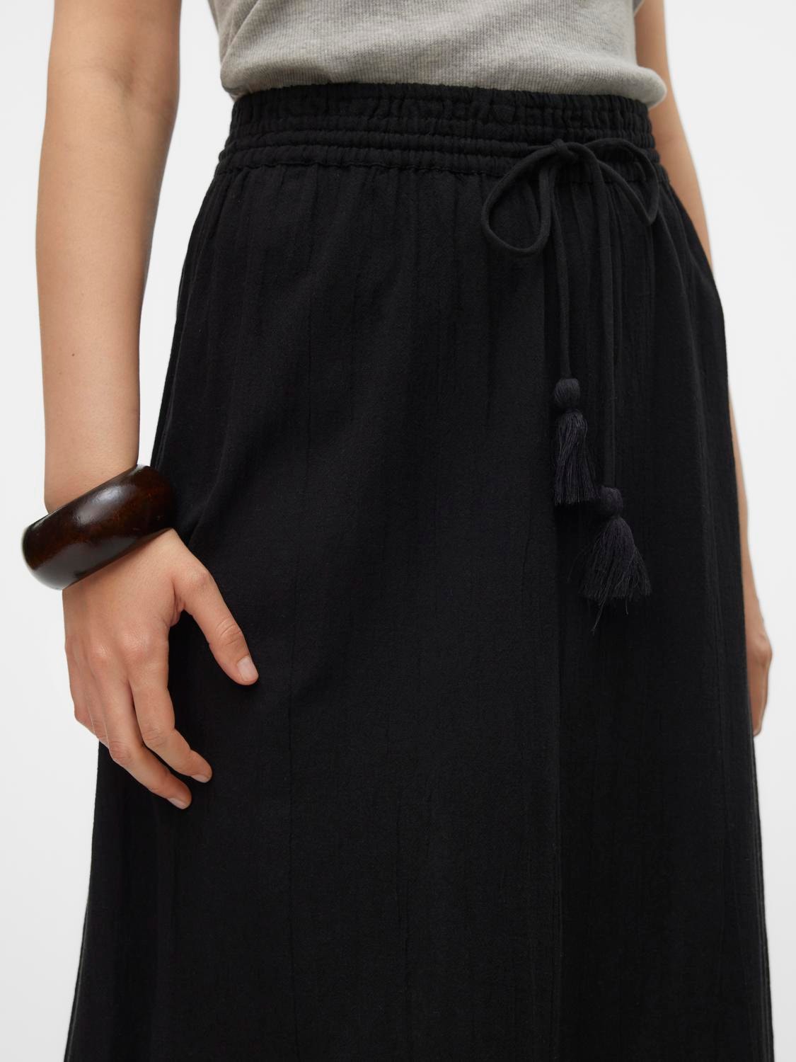 Vero Moda Maxirock »VMPRETTY HW MAXI SKIRT WVN GA NOOS«