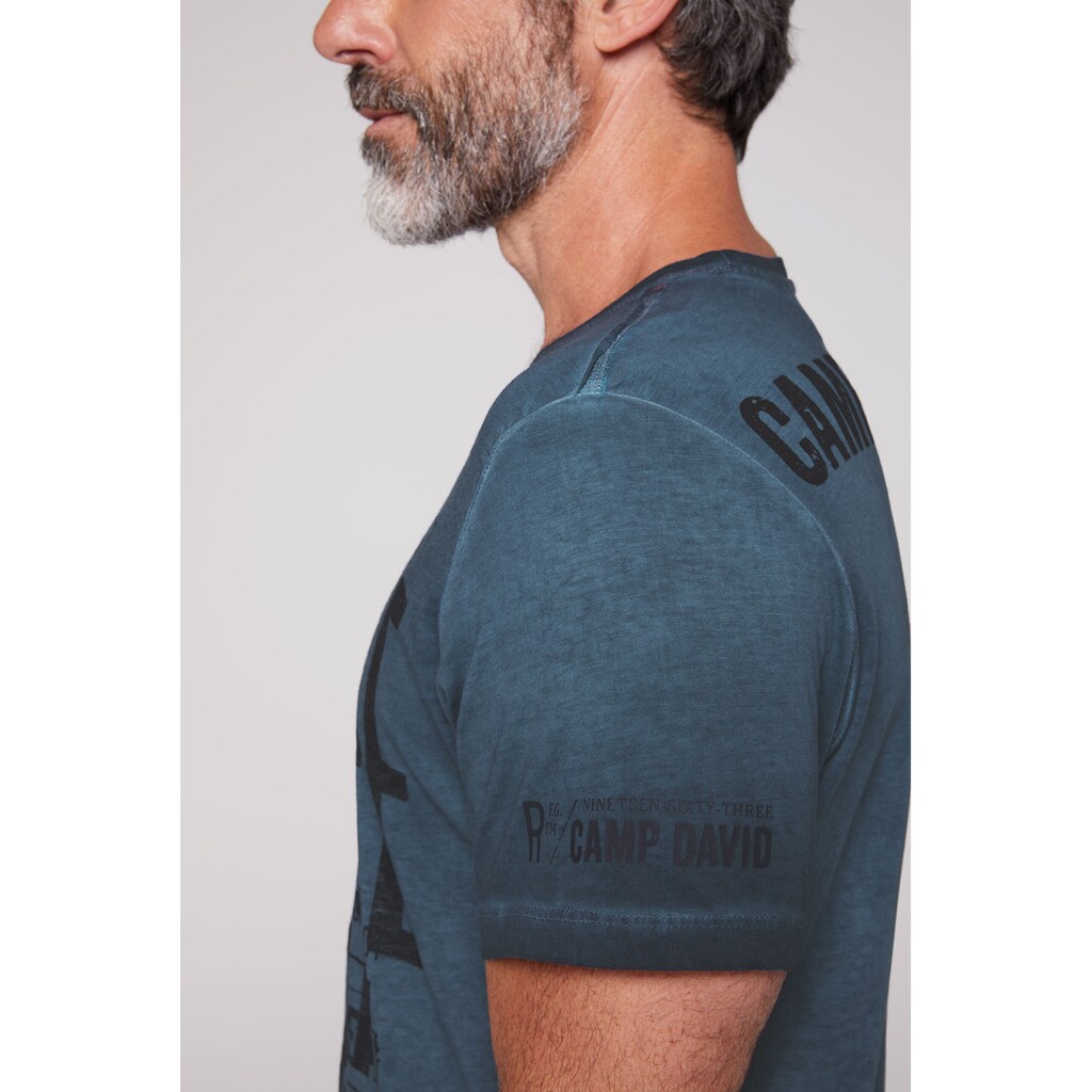 CAMP DAVID Rundhalsshirt