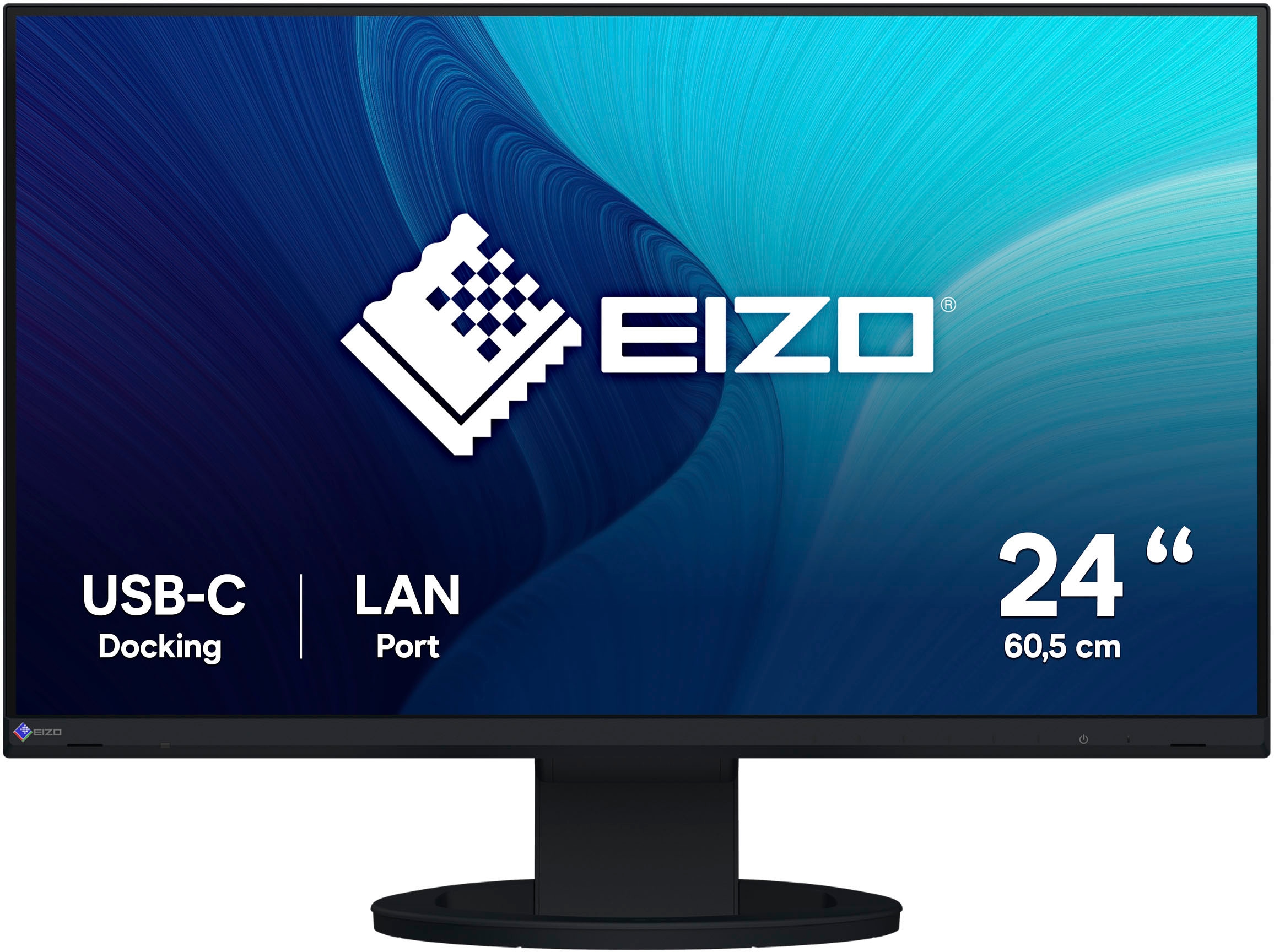 EIZO LED-Monitor "FlexScan EV2490", B:53,78cm H:34,4cm T:5,4cm, schwarz, Monitore