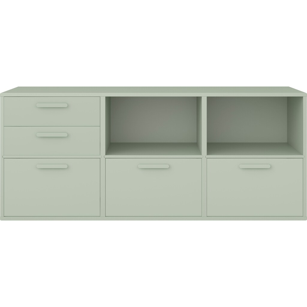 Hammel Furniture Sideboard »Keep by Hammel Modul 005«, 3 feste Einlegeböden, Wandmontage/ stehend montierbar, Breite 133,8 cm