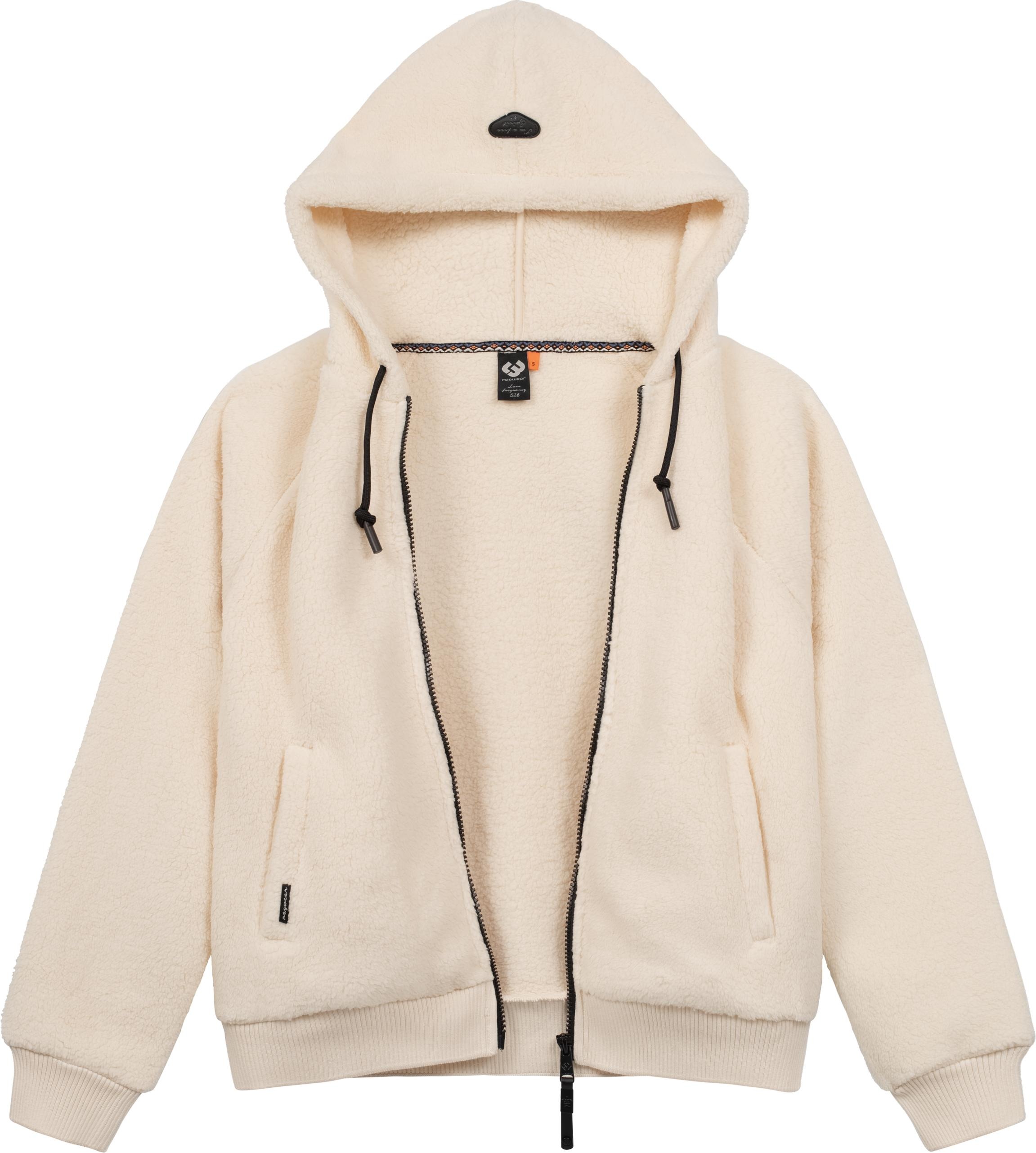 Ragwear Plüschjacke »Taliana«, mit Kapuze, flauschige Übergangsjacke mit Kapuze