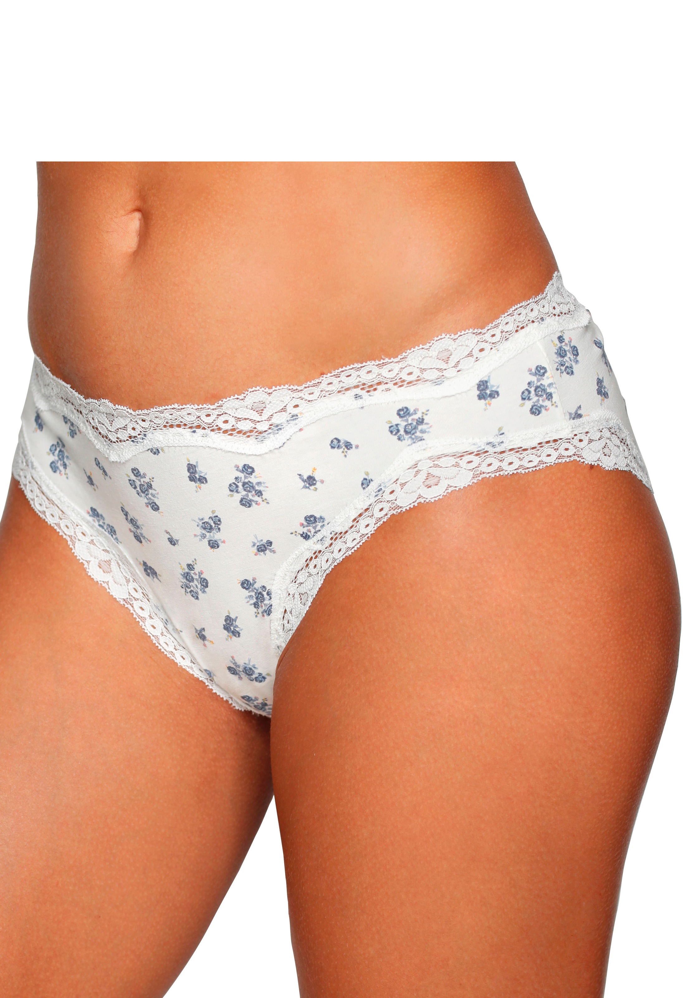 Vivance Jazz-Pants Slips, (3er-Pack), aus elastischer Baumwolle