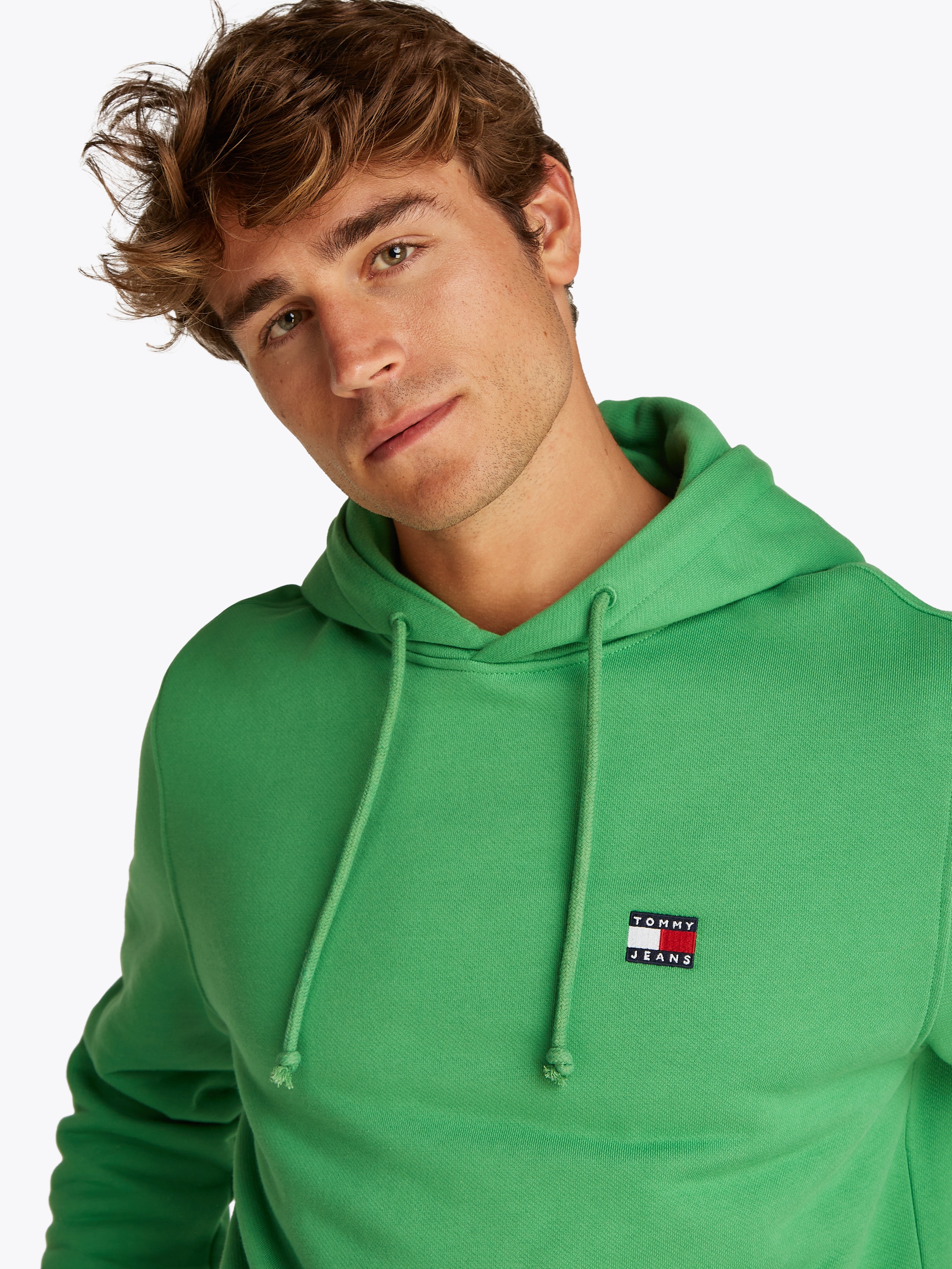 Tommy Jeans Hoodie "TJM REG BADGE HOODIE EXT", Mit Rundhalsausschnitt günstig online kaufen