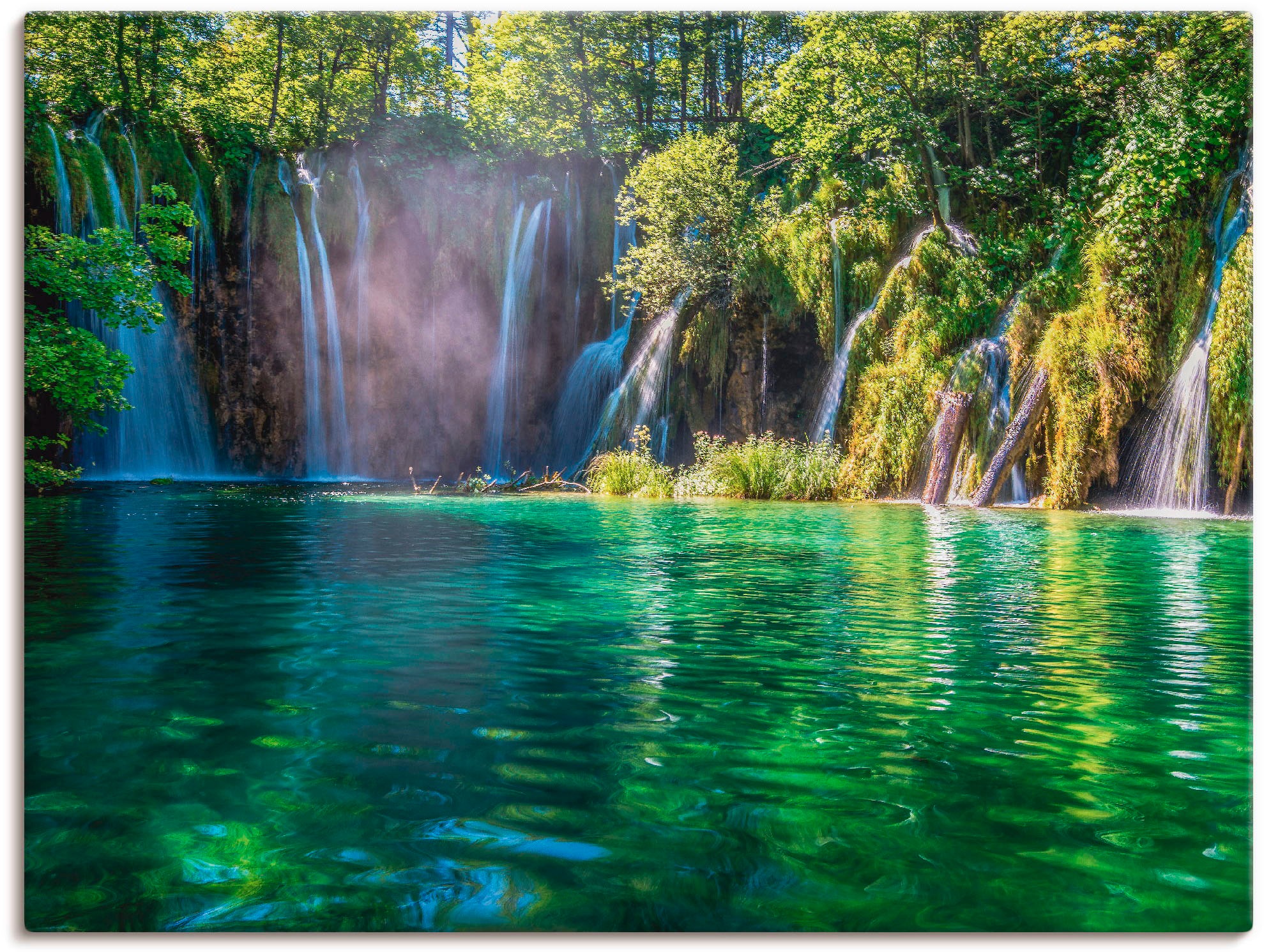 Artland Leinwandbild "Kroatiens Märchenwelt" Gewässer 1 Stk. tlg. auf Holzr günstig online kaufen