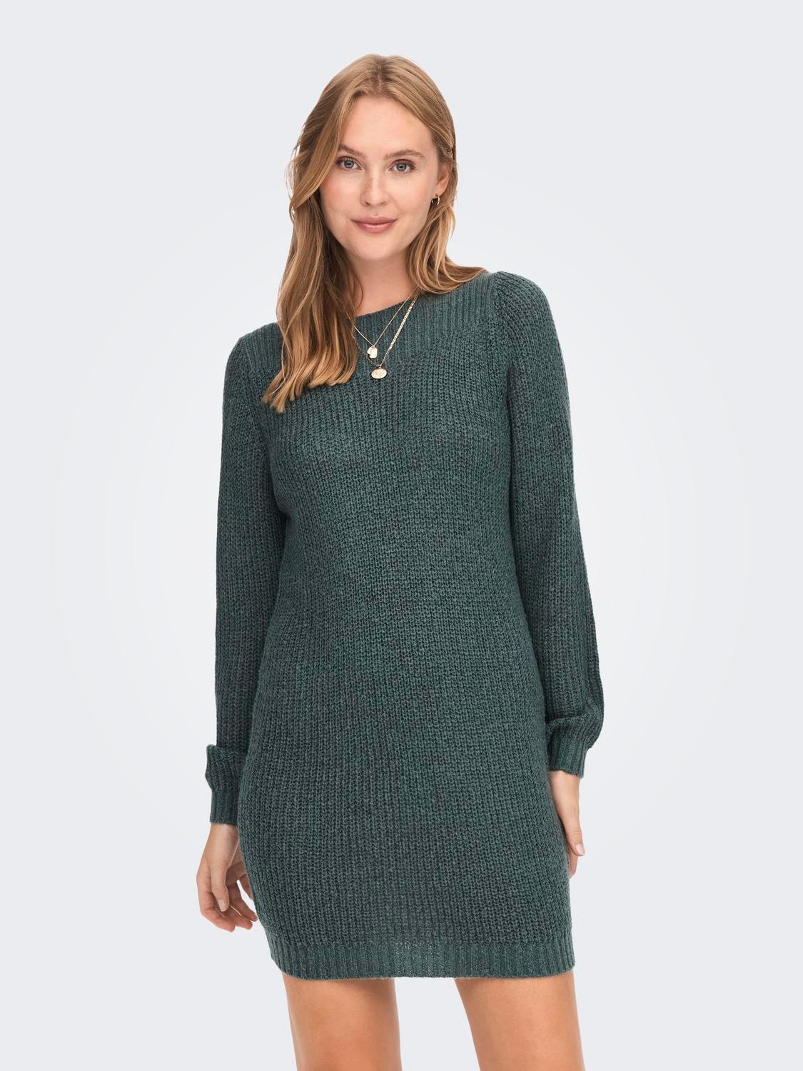 JDY Minikleid "JDYWHITNEY MEGAN L/S BOAT DRESS KNT NOOS" günstig online kaufen