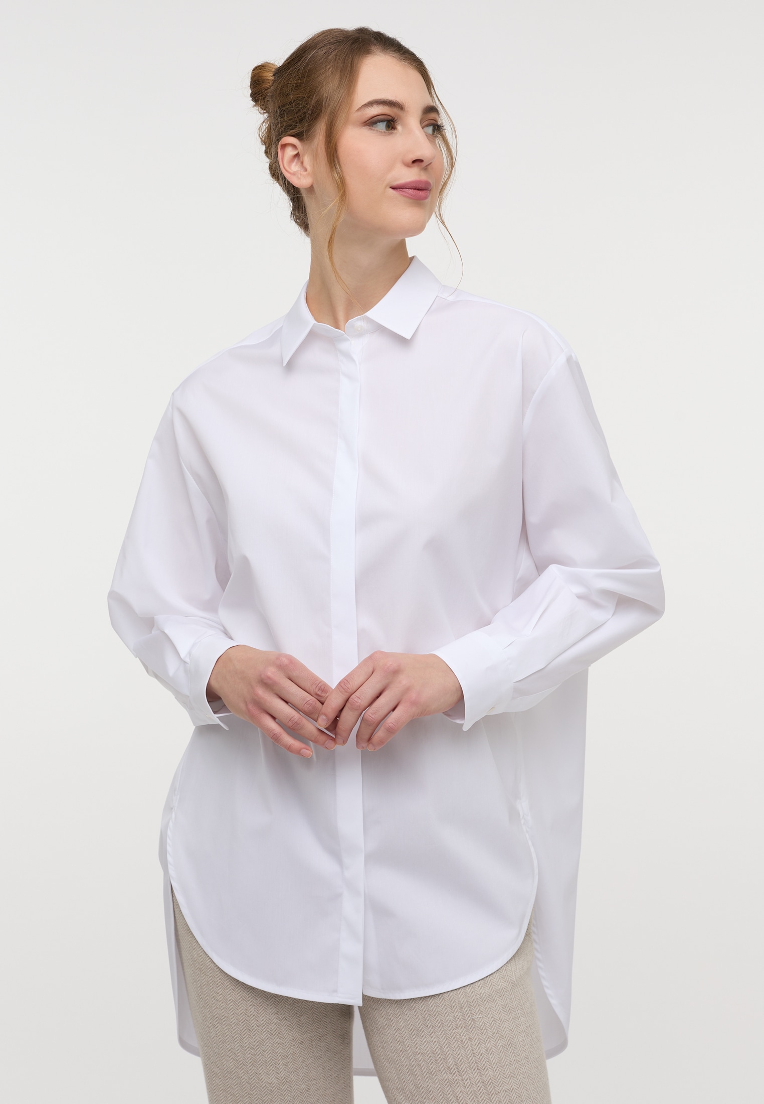 Eterna Hemdbluse "OVERSIZE FIT" EASY IRON (bügelleicht) günstig online kaufen