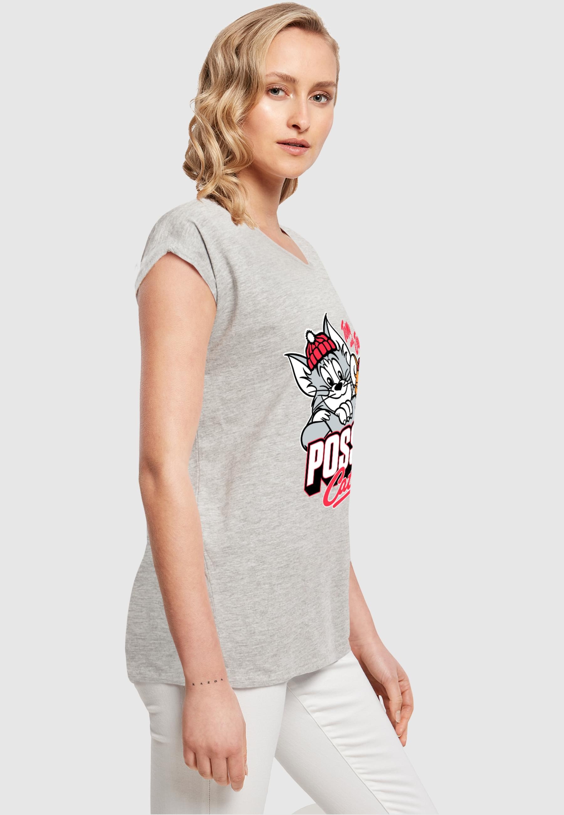 ABSOLUTE CULT T-Shirt »ABSOLUTE CULT Damen Ladies Tom and Jerry - Posse Cat T-Shirt«, (1 tlg.)