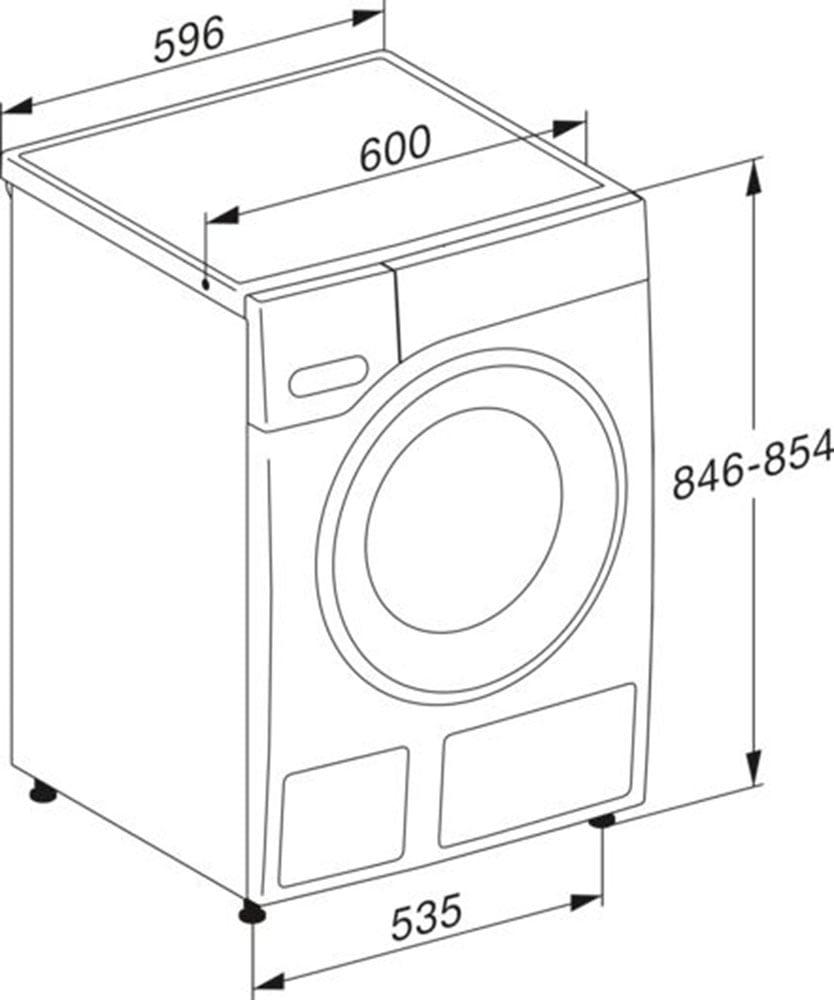 Miele Waschmaschine »WSA123 WCS 8kg Active«, 8 kg, 1400 U/min