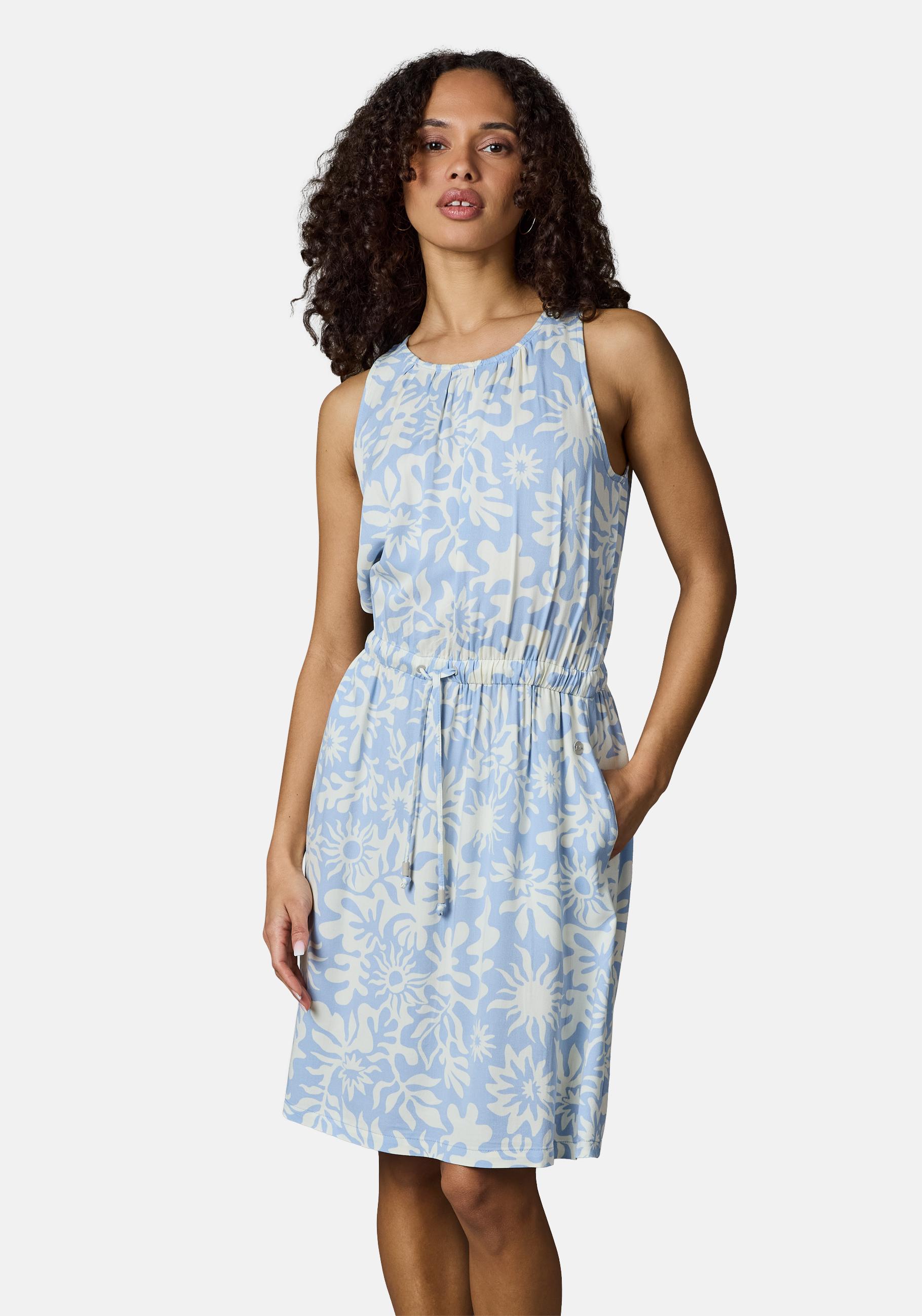 Ragwear Blusenkleid "Sanai Print YOUMODO" Eingrifftaschen Sommerkleid mit Schnürung und modischem Print