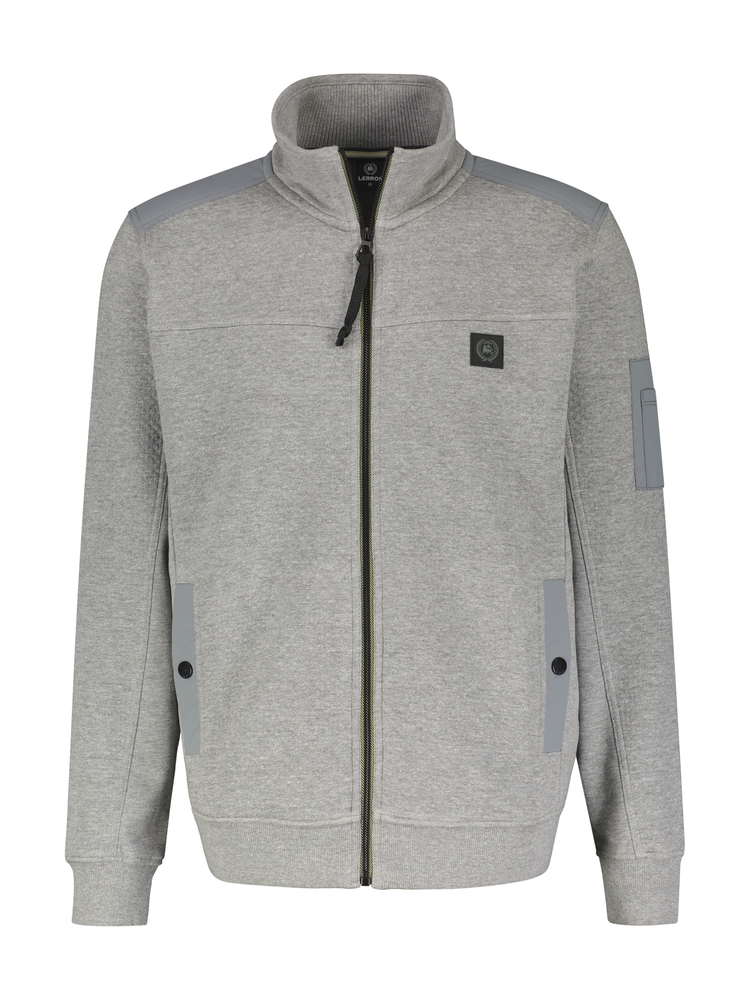 LERROS Sweatjacke, mit Logo Stickerei