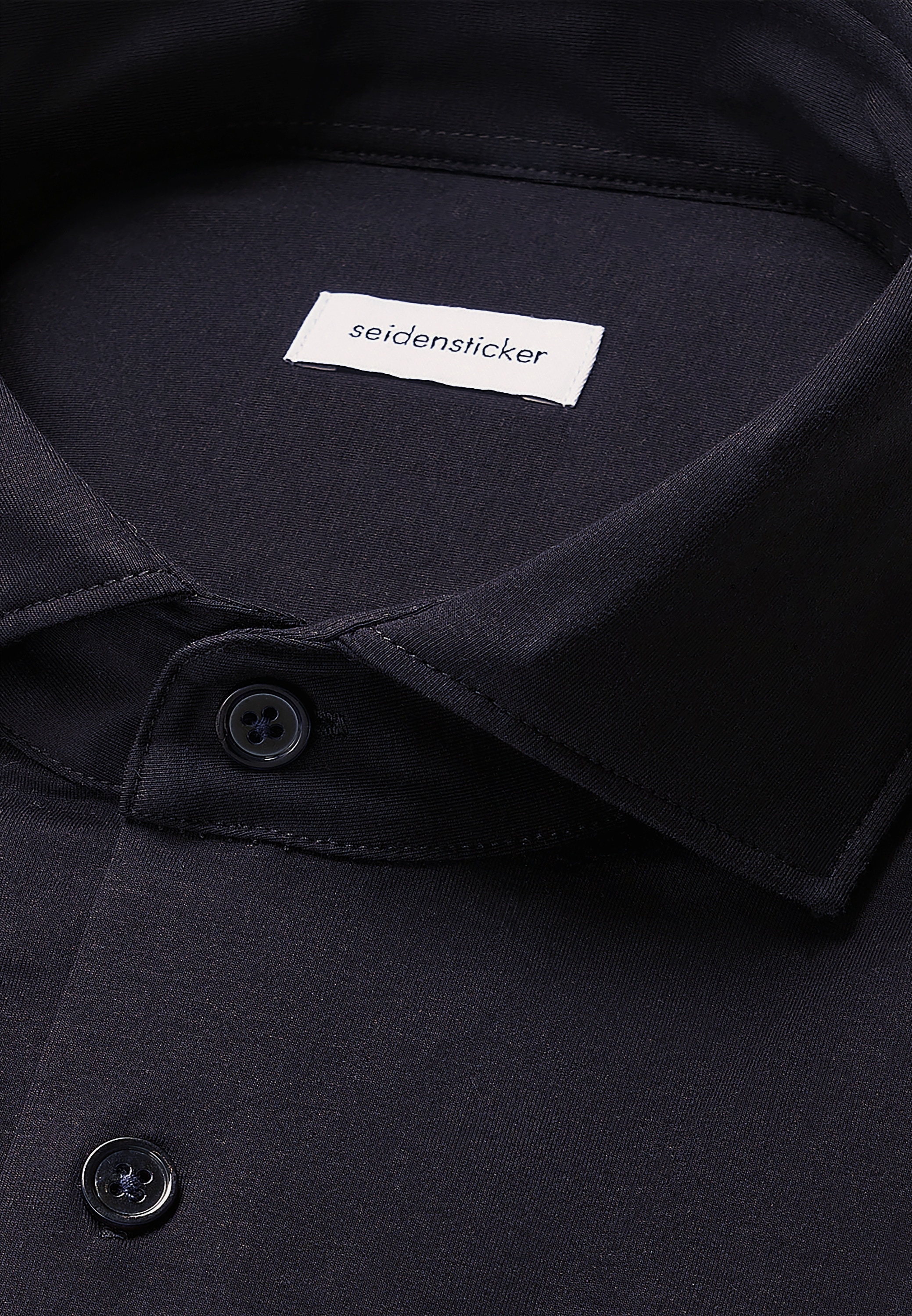 seidensticker Businesshemd »Schwarze Rose«, Regular 1/1 Kentkragen Uni