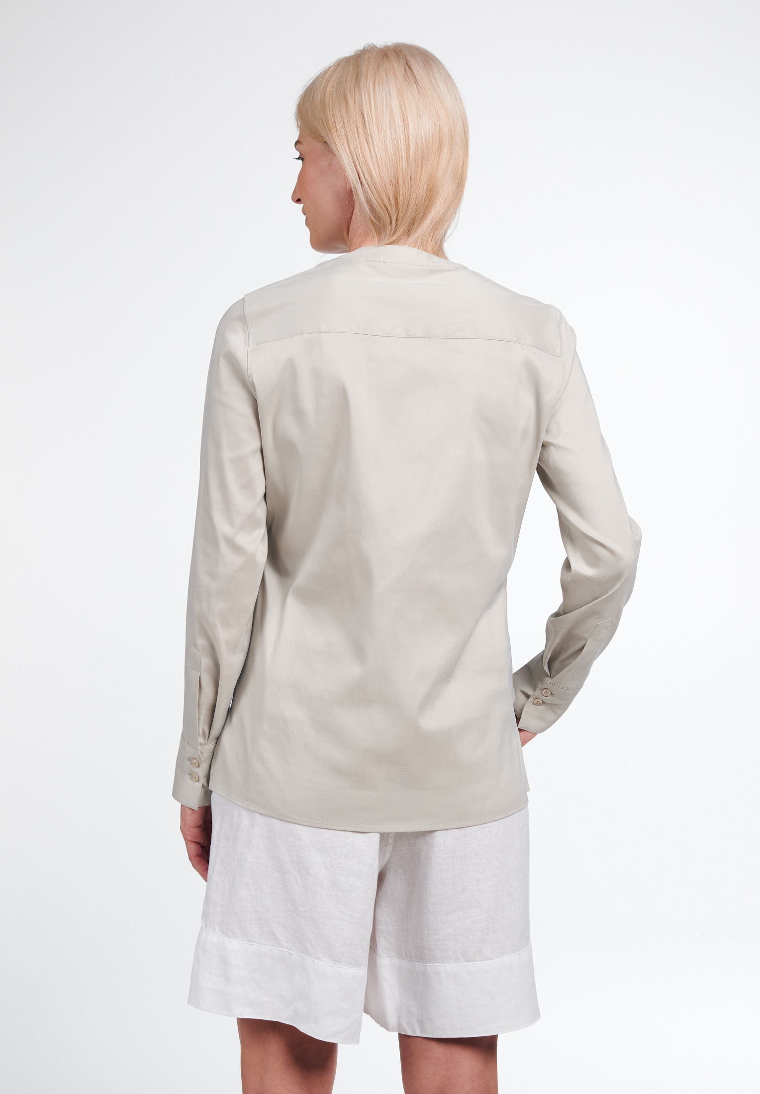 Eterna Longbluse »FITTED«, EASY IRON (bügelleicht)