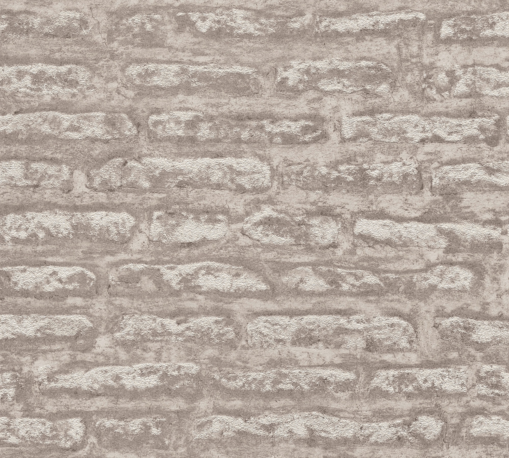 A.S. Création Vliestapete »Attractive 2 Tapete Steinwand«, matt-gemustert-neutral, Steinoptik steintapete steinoptik steinwand Hellbraun Tapeten Design