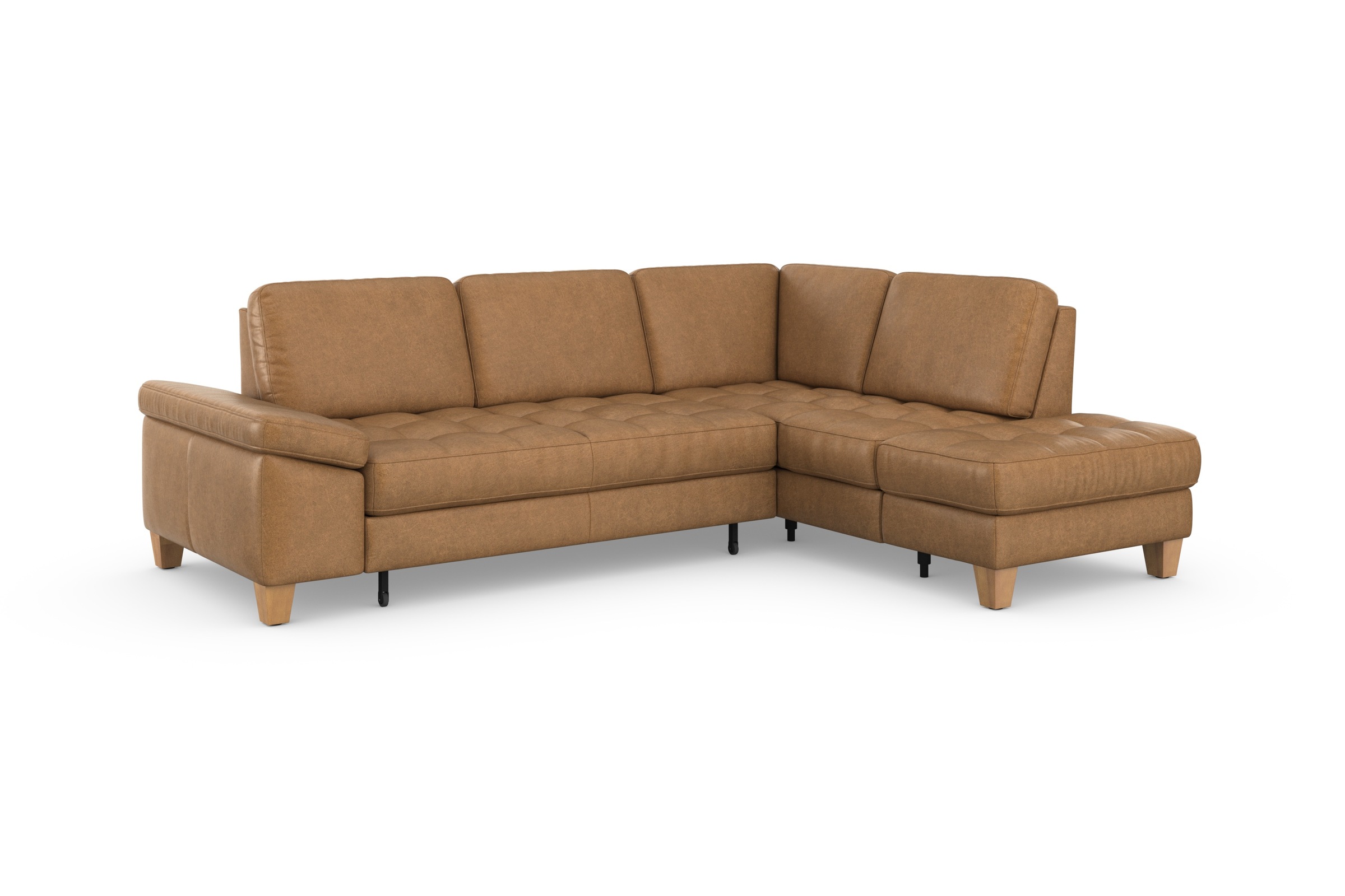 sit&more Ecksofa »Westham L-Form«, mit Ottomane, mit oder ohne Bettfunktion, Bettkasten, Verstellung