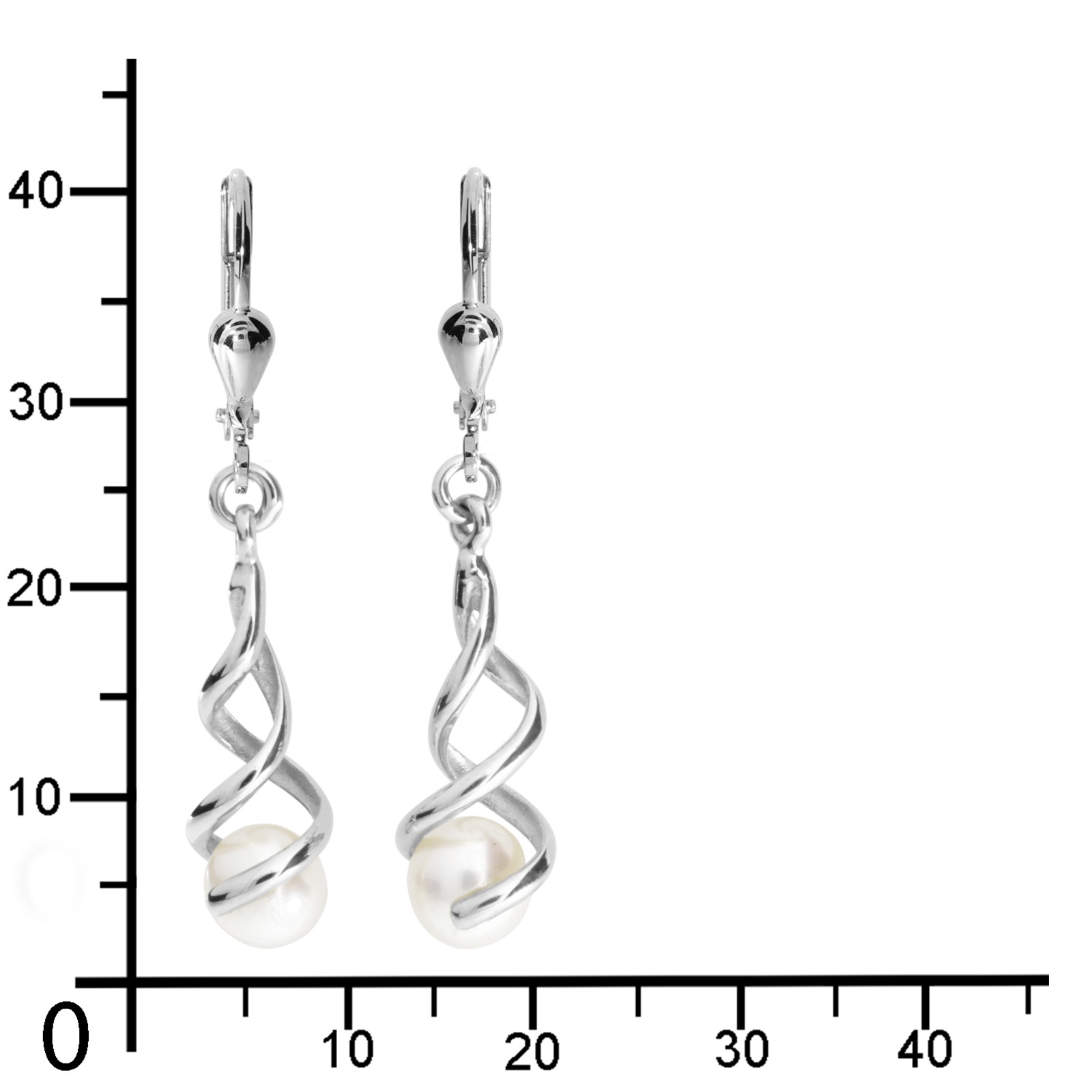 OSTSEE-SCHMUCK Paar Ohrhänger »Ostsee-Schmuck Ohrhänger Lusia Ohrhänger Lusia«, (2 tlg.)