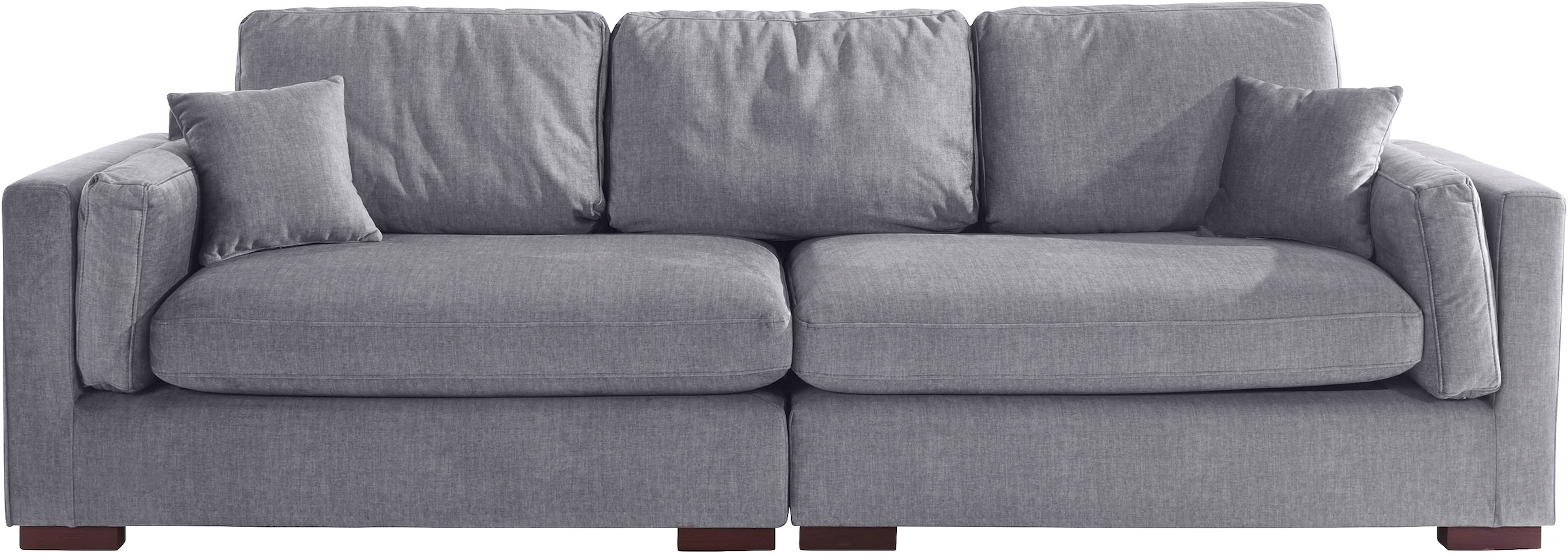 Home affaire Big-Sofa »Fresh Pond«, in vielen Bezugsqualitäten und Farben, B/T/H: 290/96/95 cm