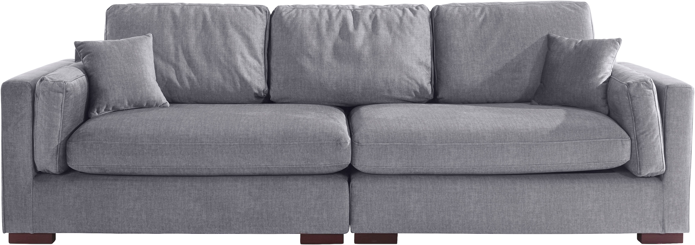 Home affaire Big-Sofa "Fresh Pond", in vielen Bezugsqualitäten und Farben, B/T/H: 290/96/95 cm