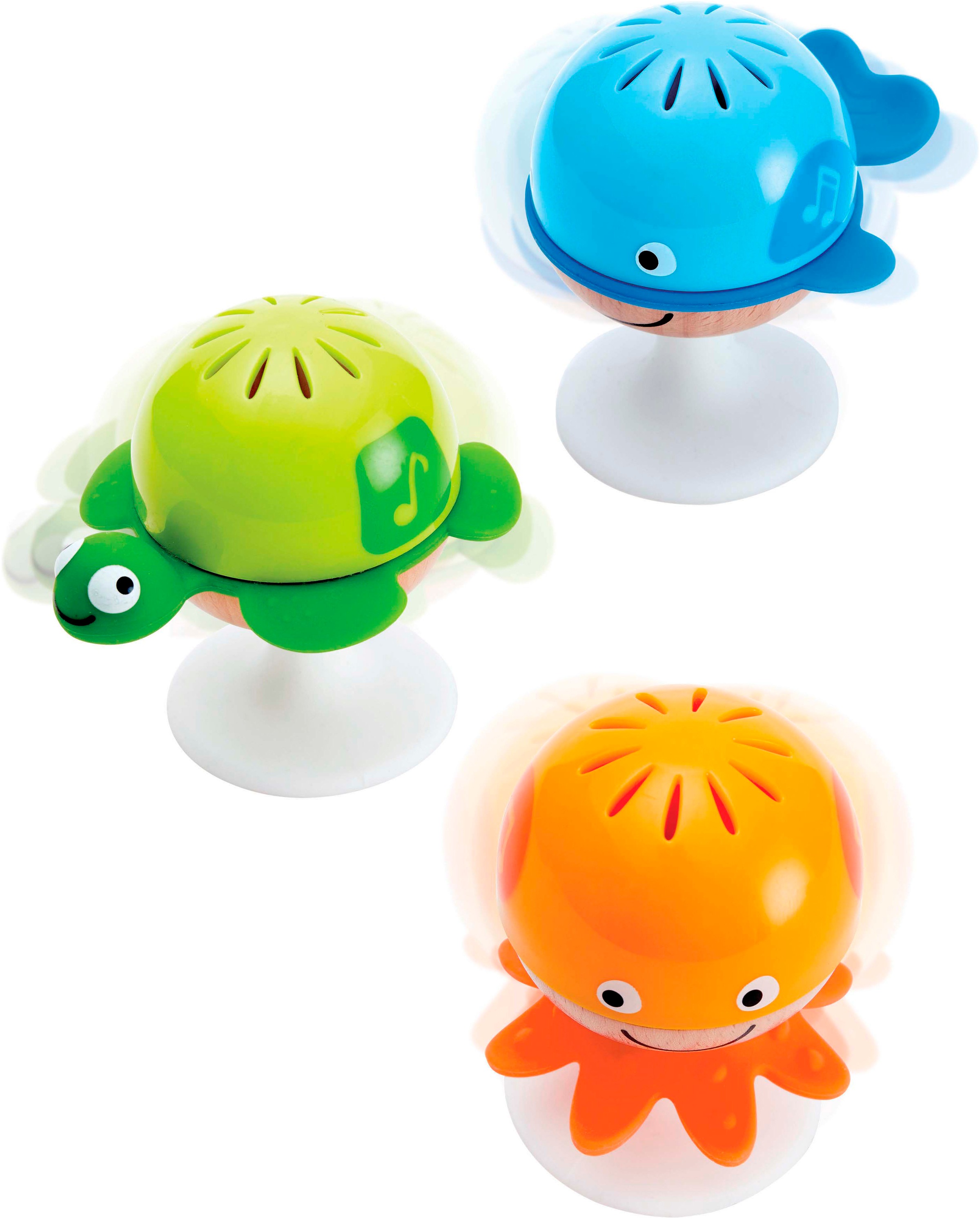 Hape Greifspielzeug »Saugnapf Rasselset«