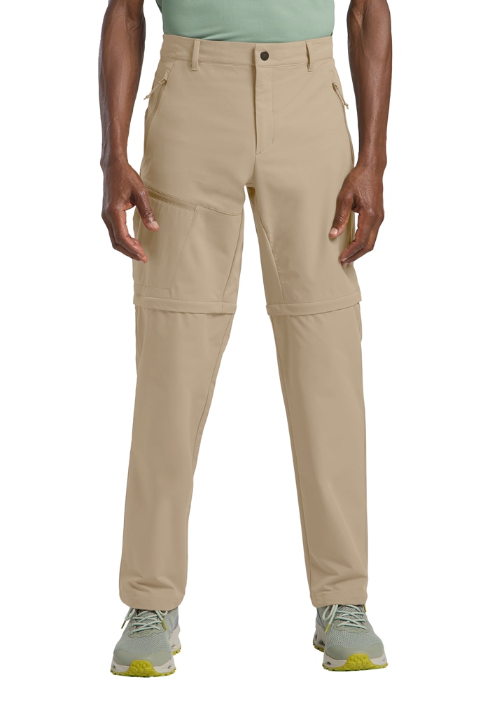 Jack Wolfskin Zip-off-Hose "PICO TRAIL ZIP OFF PANTS M" atmungsaktives Material, schnell trocknend, wasserabweisend
