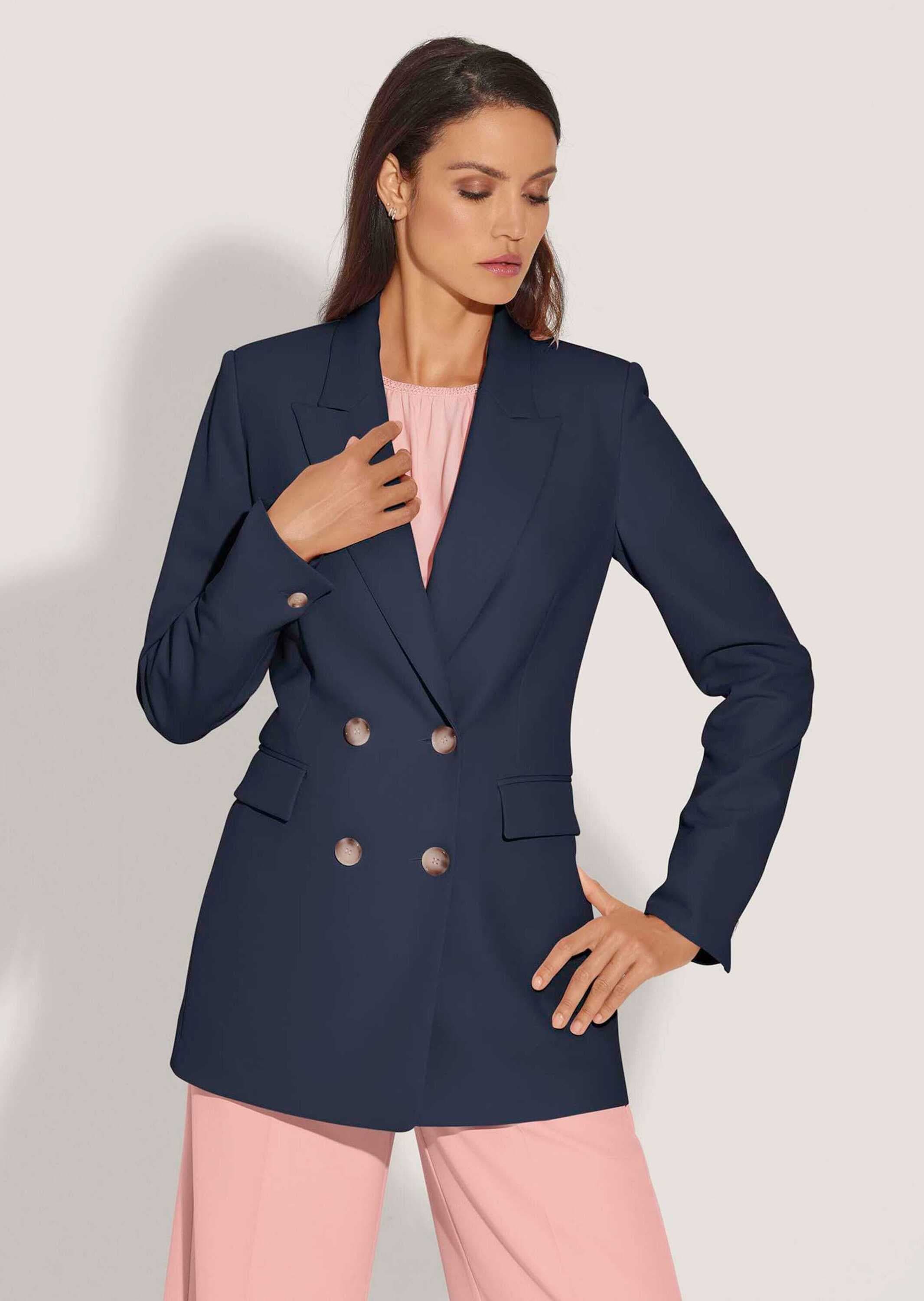 MADELEINE Jackenblazer »Blazer Zweireihiger Longblazer mit Futter«