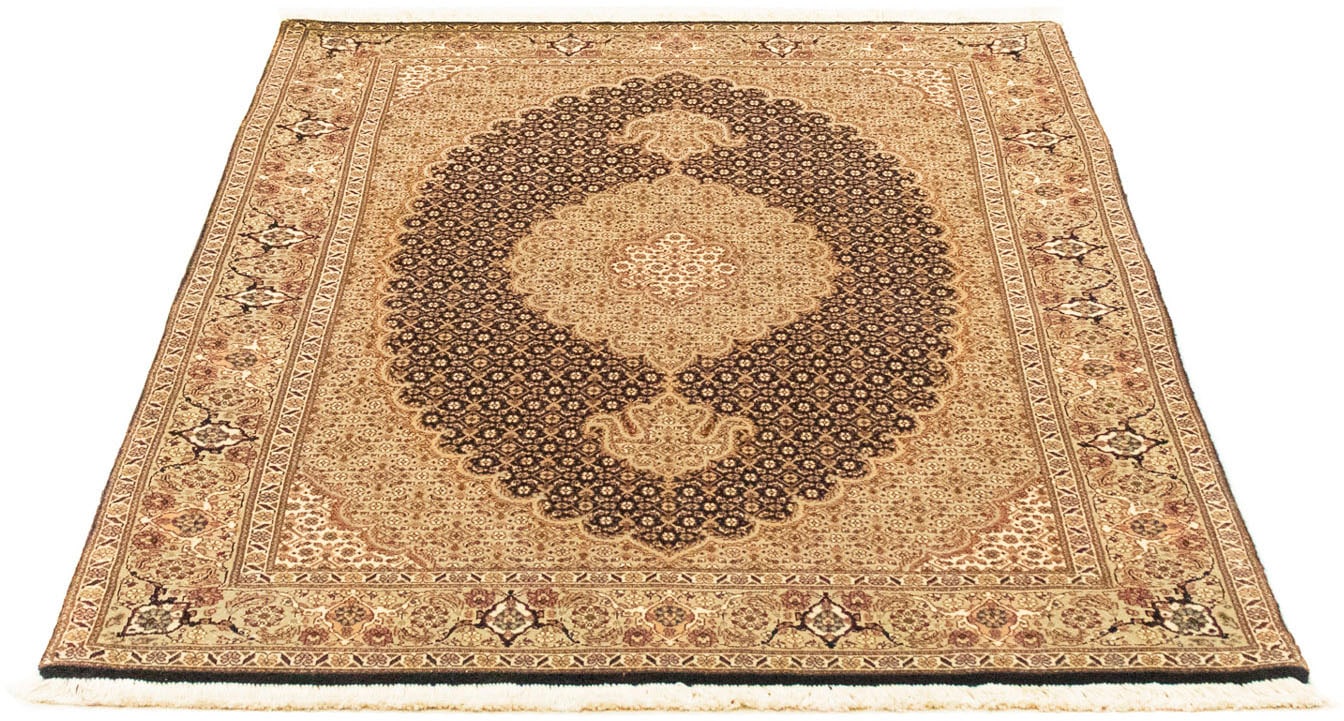 morgenland Orientteppich "Perser - Täbriz - Royal - 146 x 101 cm - dunkelblau", rechteckig, Wohnzimmer, Handgeknüpft, Ei