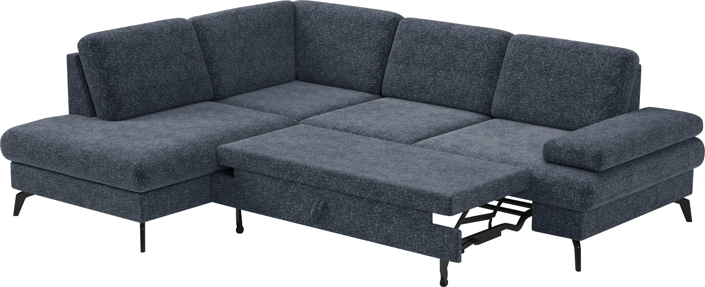sit&more Ecksofa »Morris L-Form, inkl. Sitztiefenverstellung«, wahlweise mit Armteilverstellung, Bettfunktion & Bettkasten