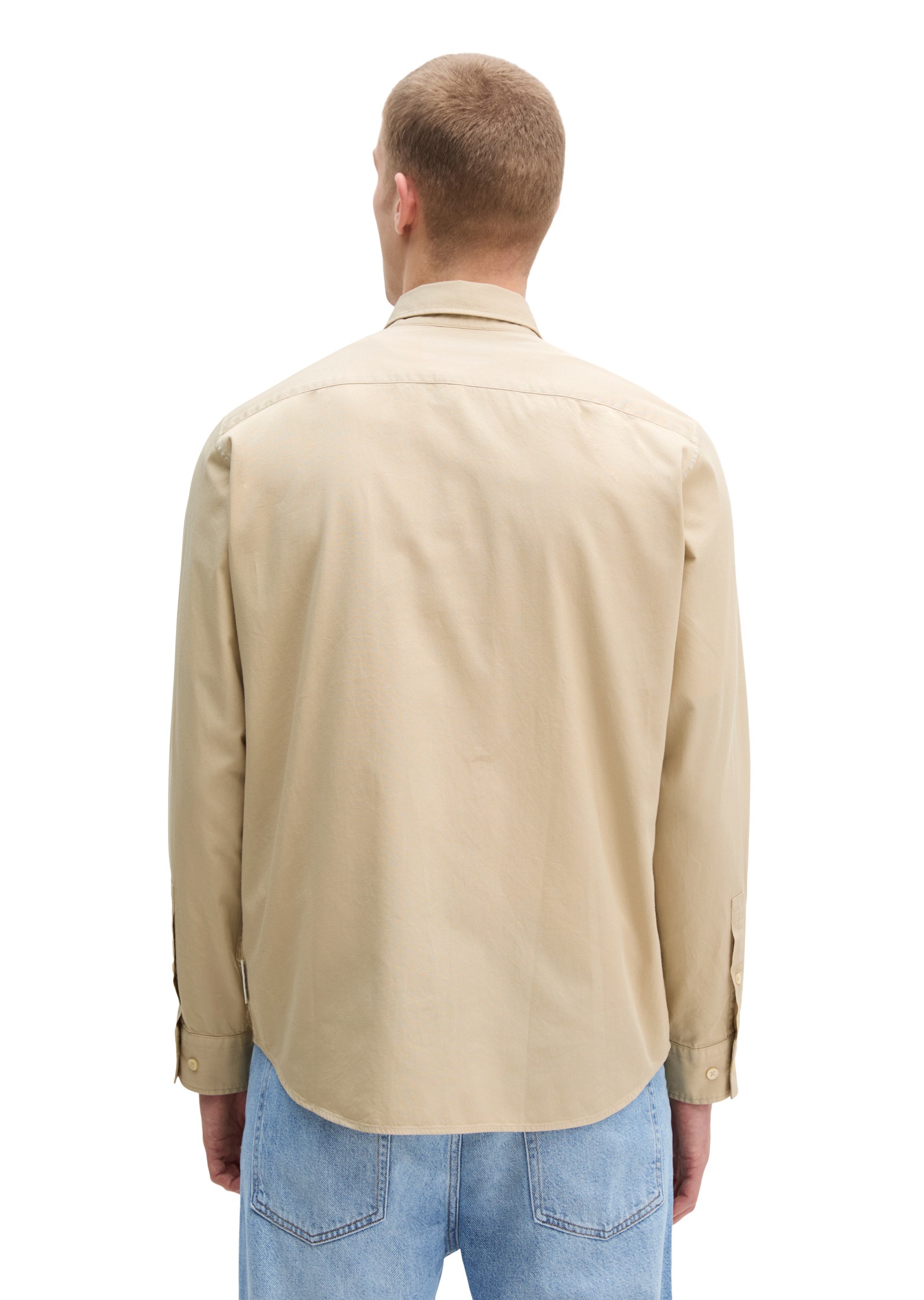 Thumbnail - Marc OPolo Langarmhemd "mit recycelter Baumwolle"