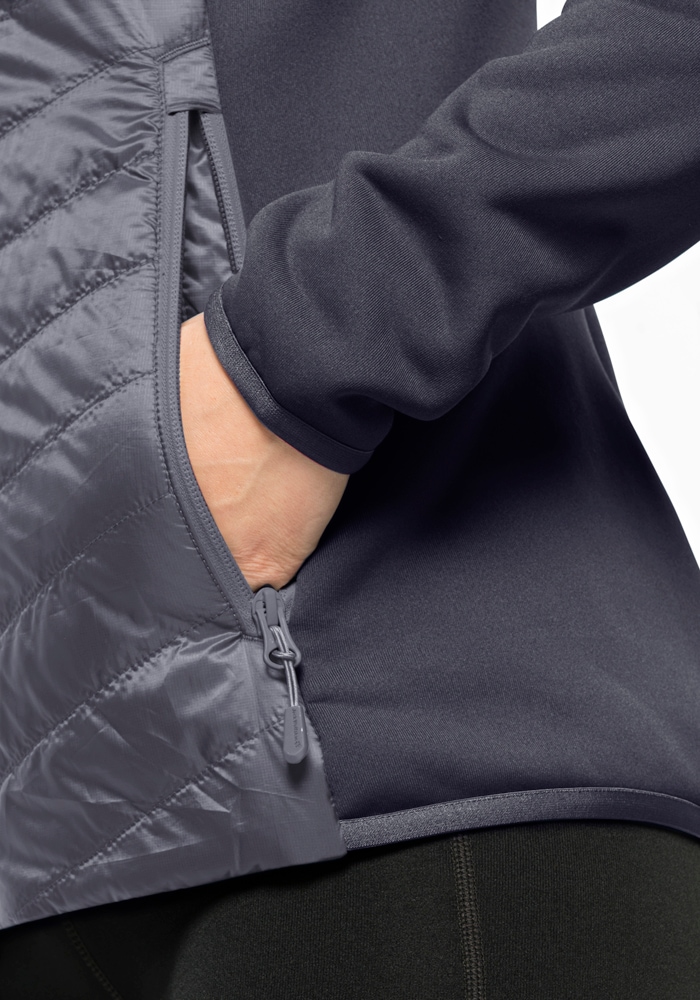 Jack Wolfskin Hybridjacke »ROUTEBURN PRO HYBRID W«, mit Kapuze